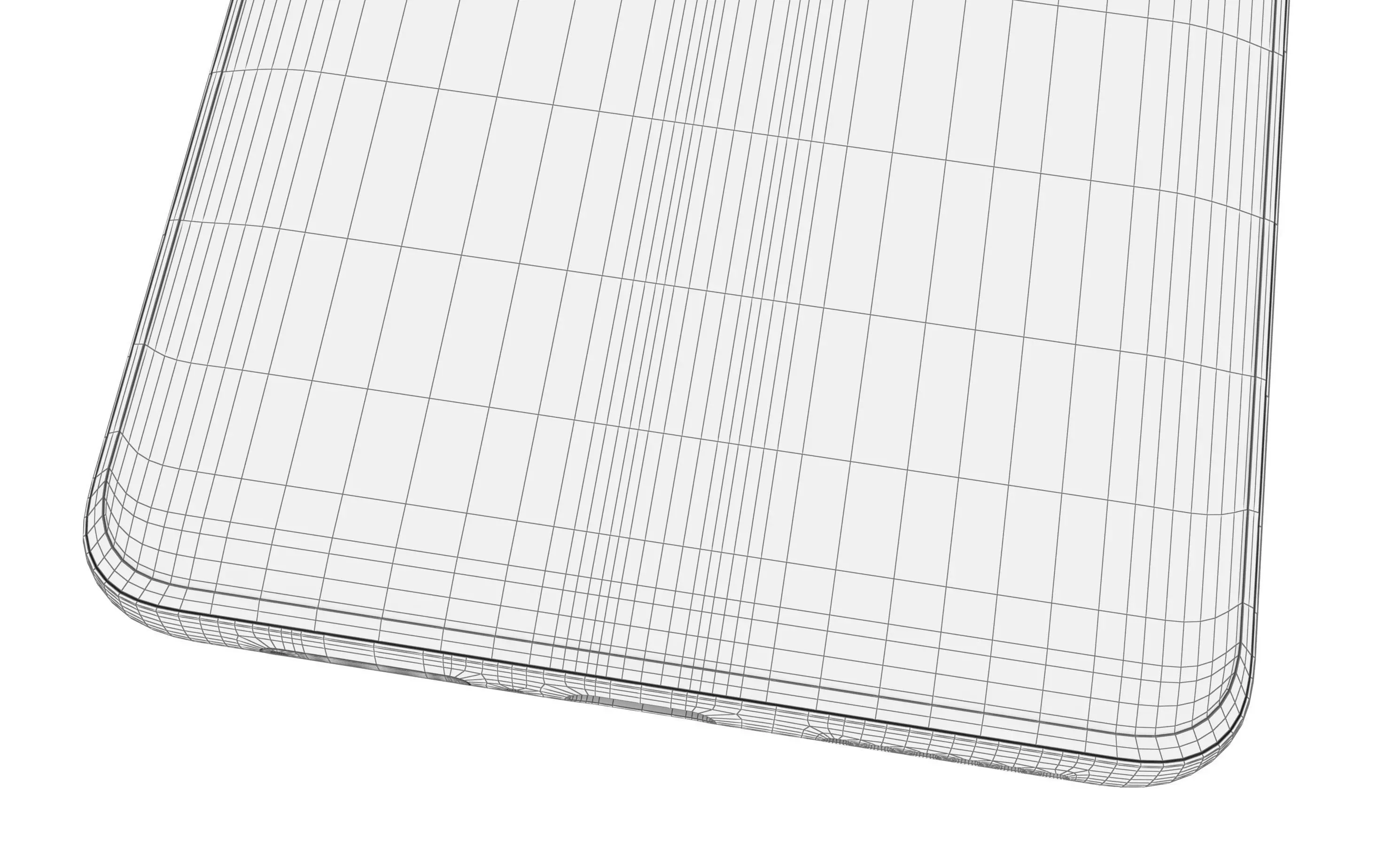 Honor 100 Pro White High Poly  3D model_17