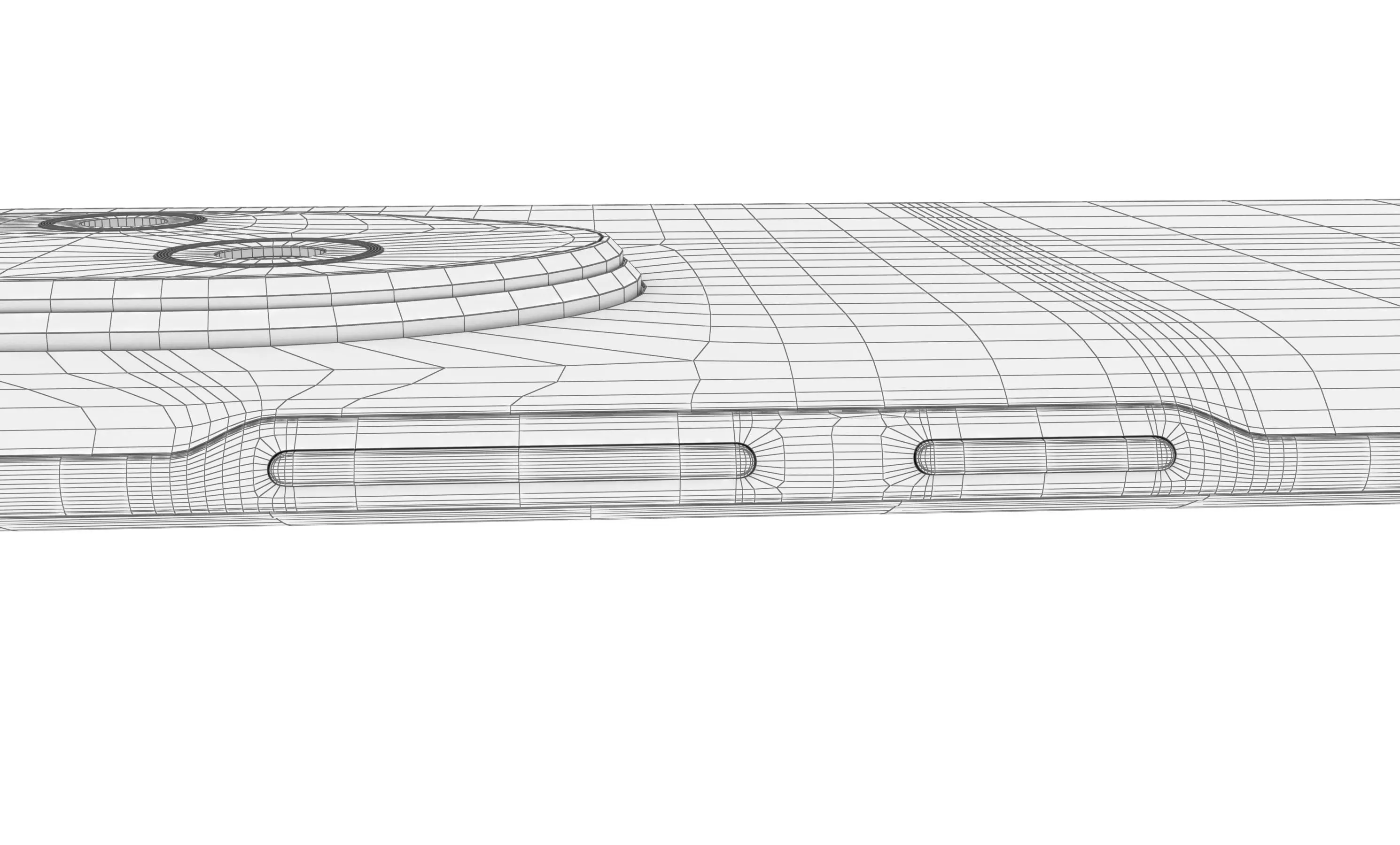 Honor 100 Pro White High Poly  3D model_22