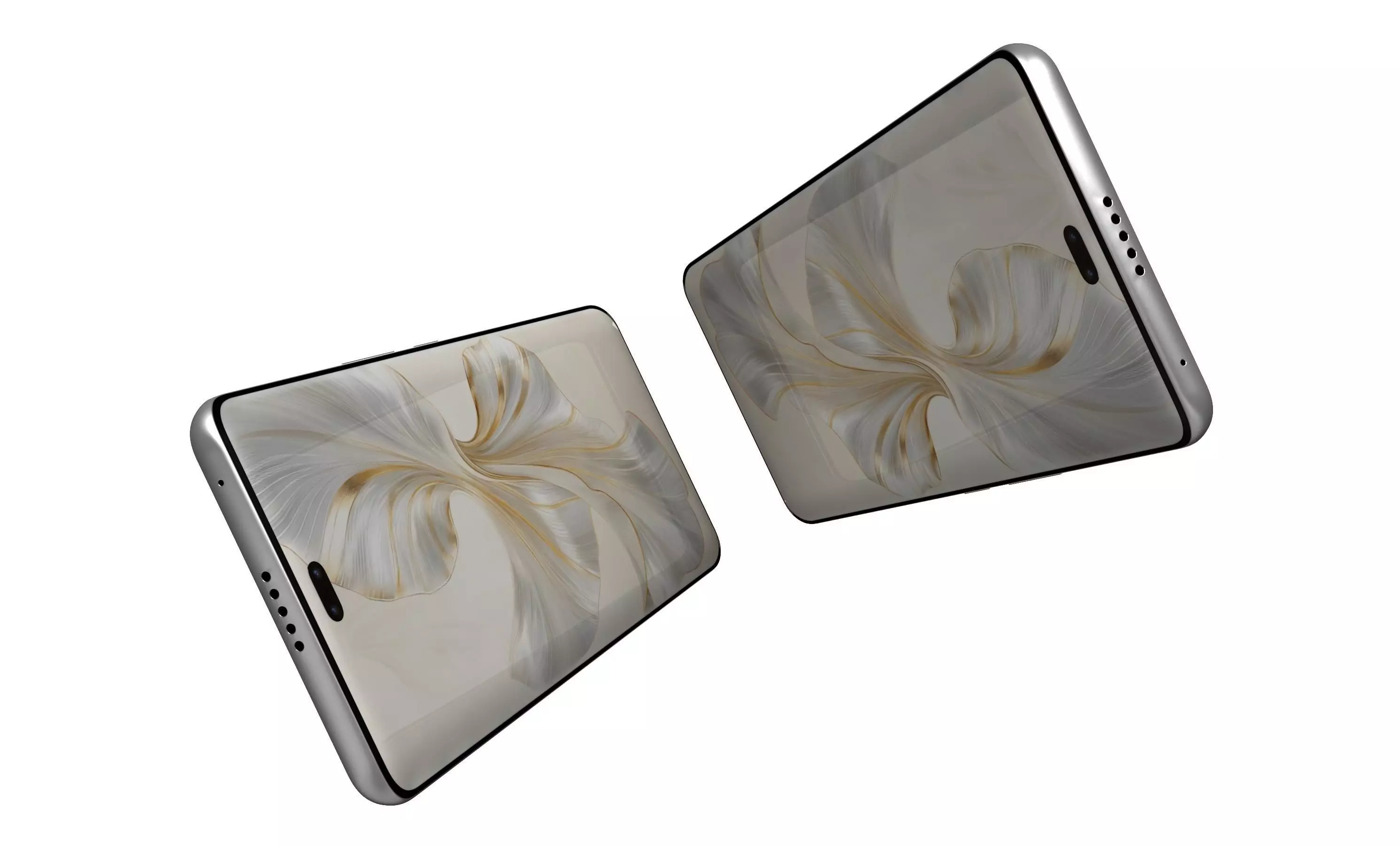 Honor 100 Pro White High Poly  3D model_3