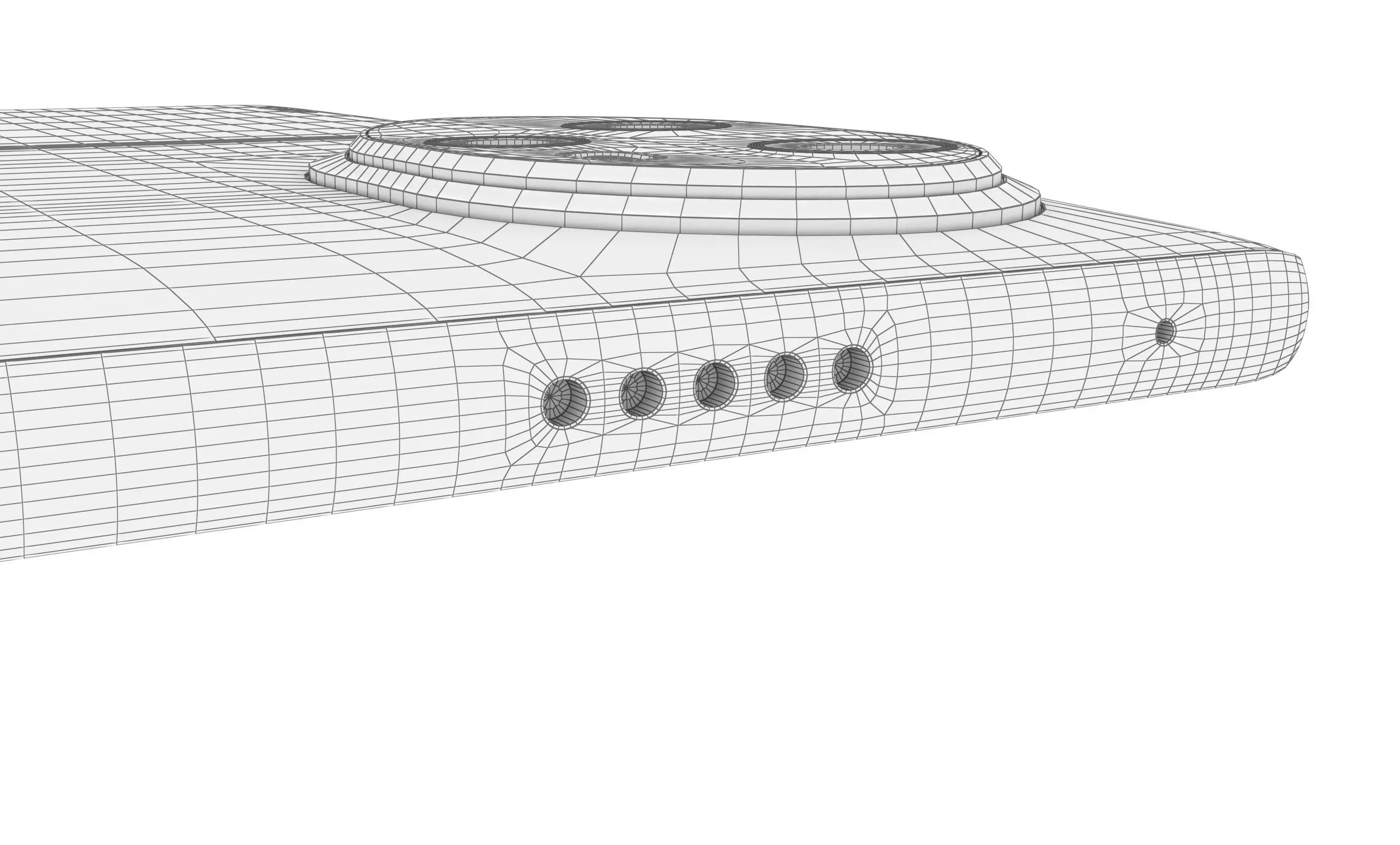 Honor 100 Pro White High Poly  3D model_19