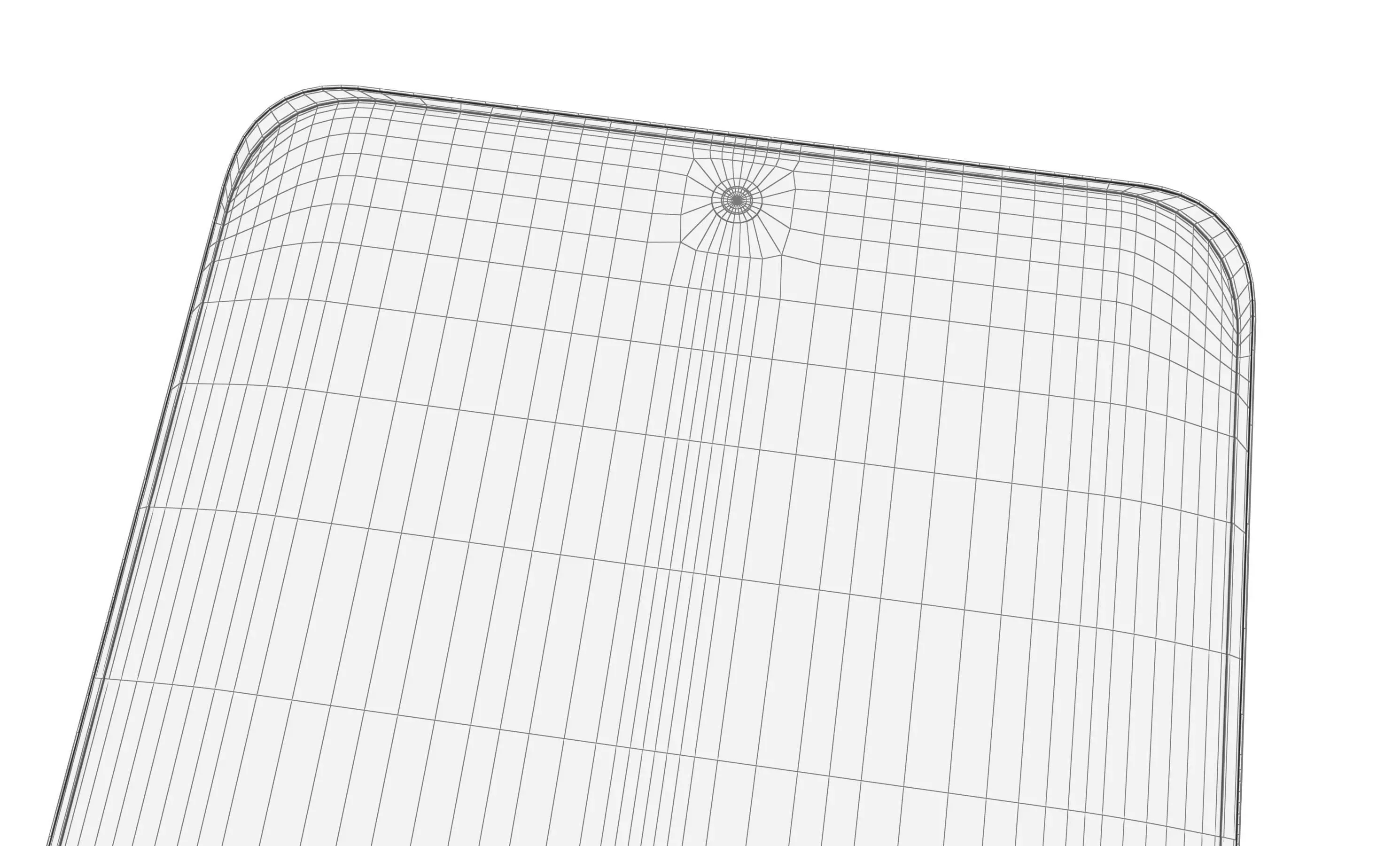 Honor 100 Blue High Poly 3D model_18