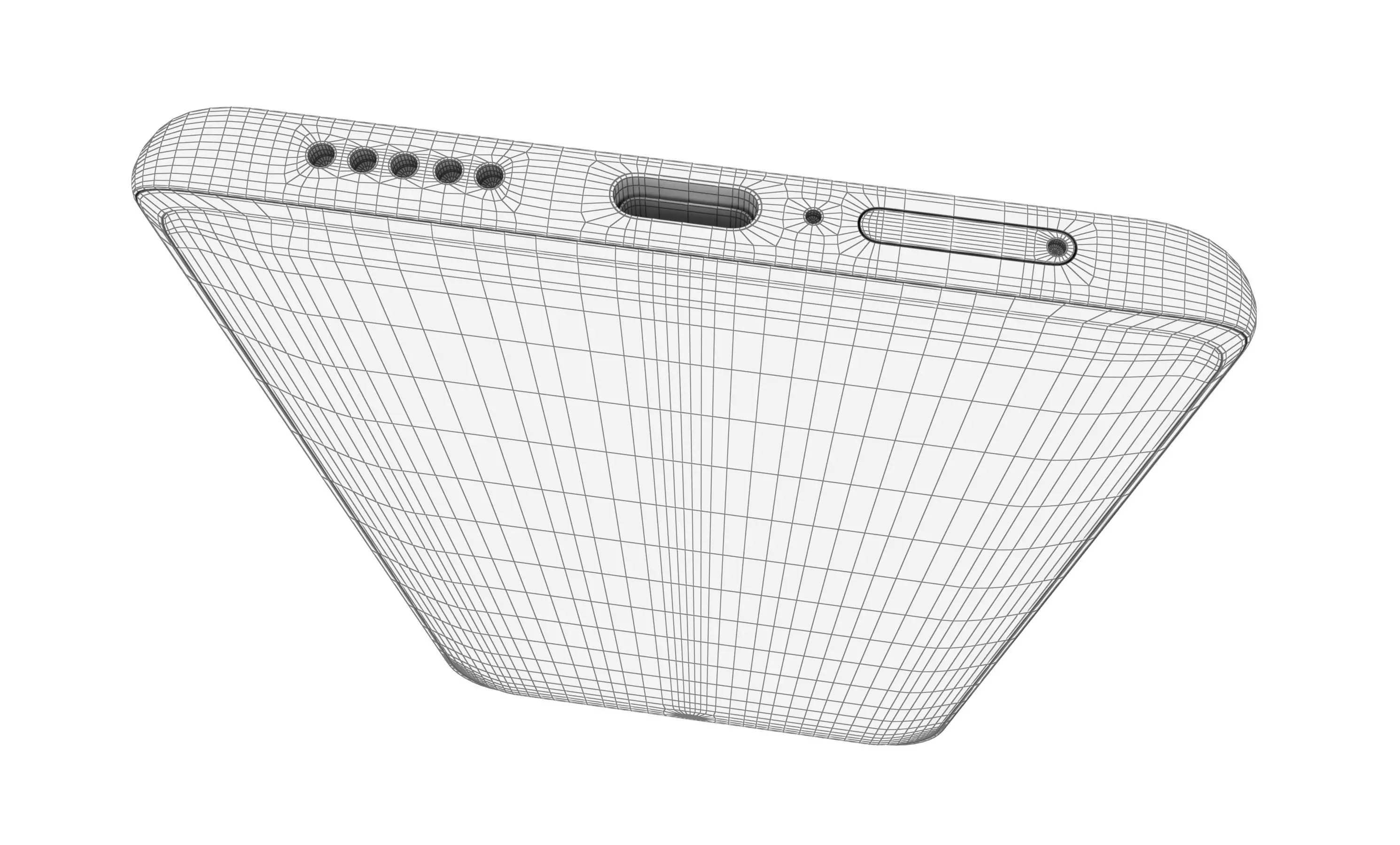 Honor 100 Blue High Poly 3D model_15