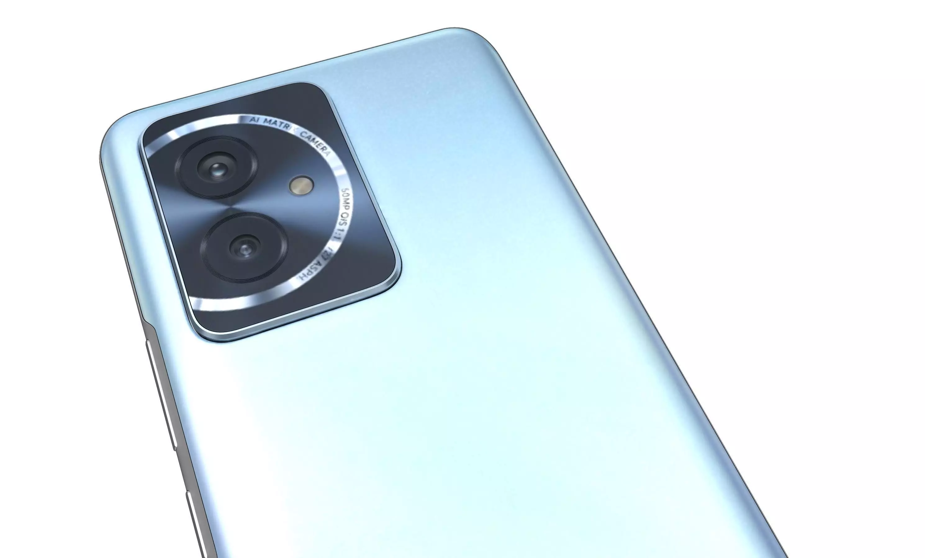 Honor 100 Blue High Poly 3D model_9