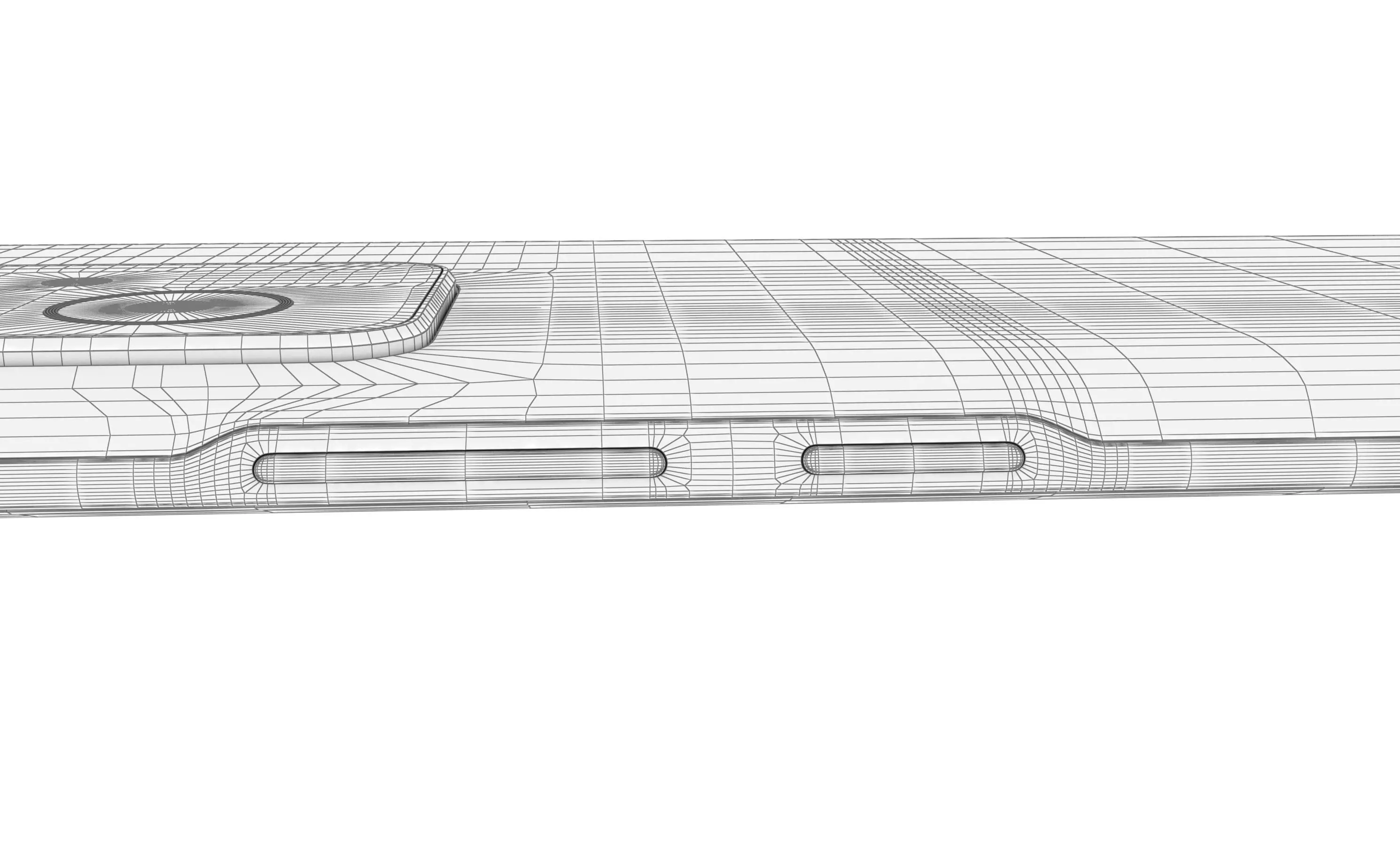 Honor 100 Blue High Poly 3D model_20