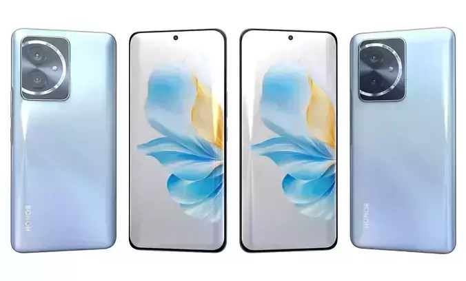 Honor 100 Blue High Poly 