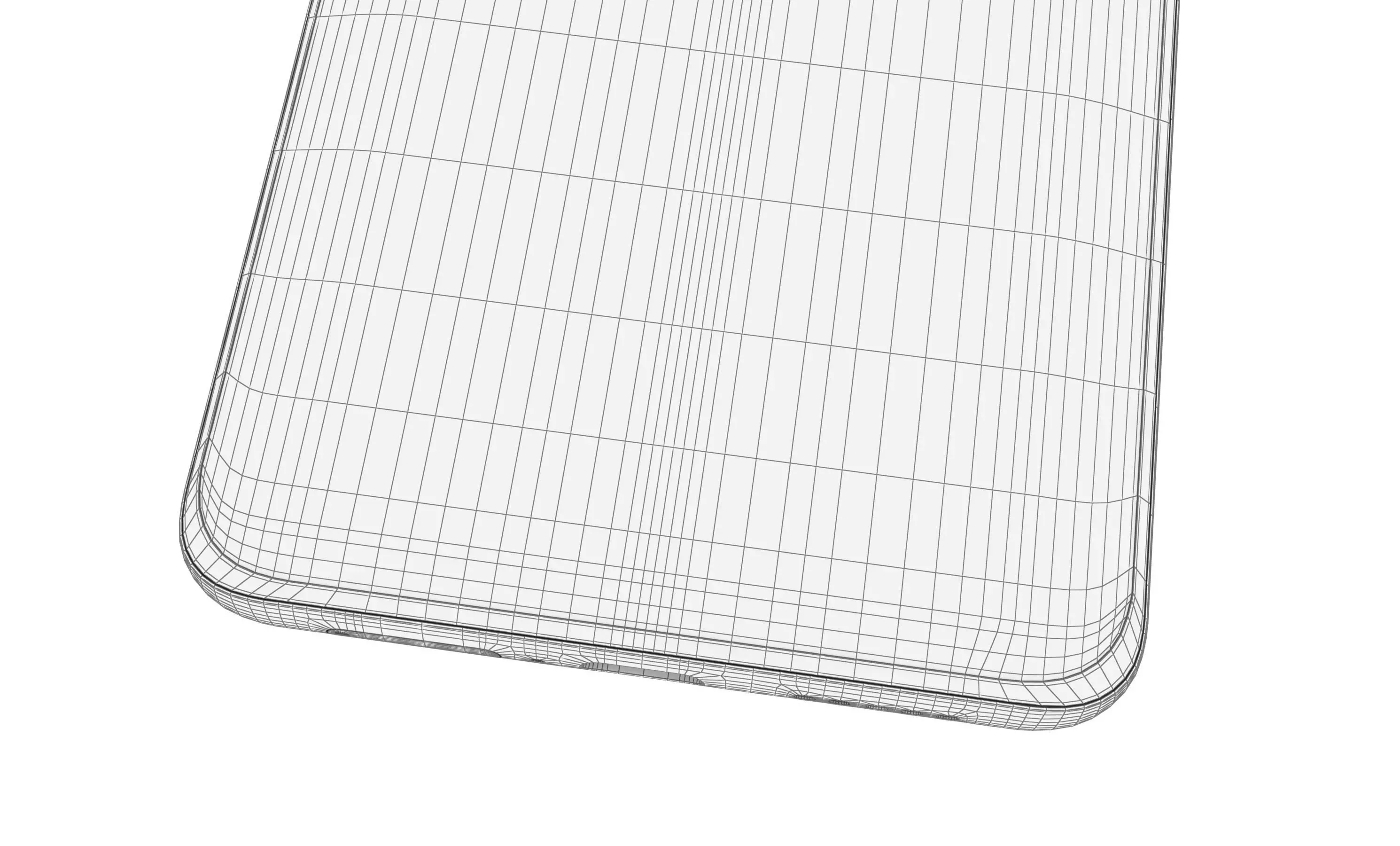 Honor 100 Blue High Poly 3D model_17