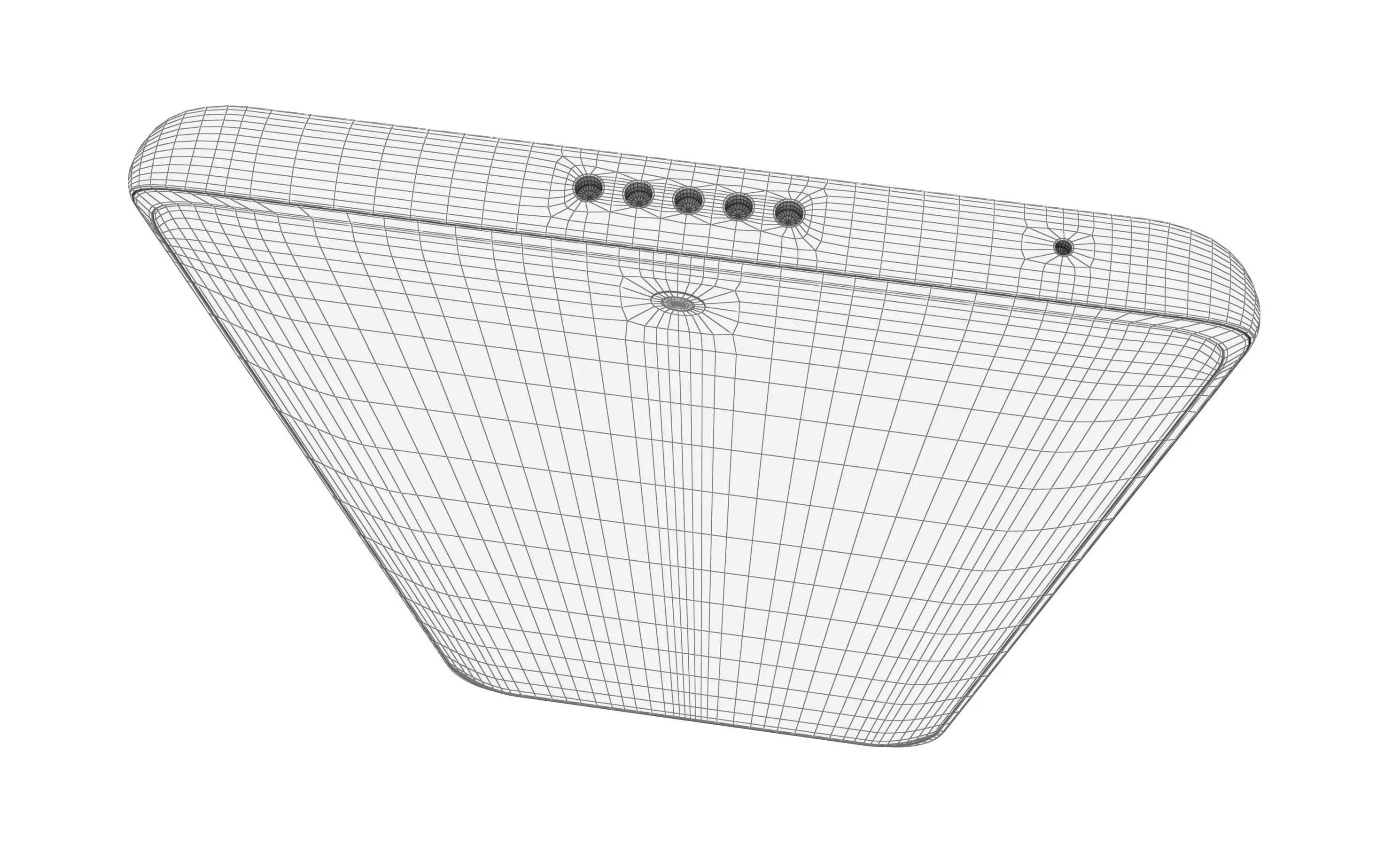 Honor 100 Blue High Poly 3D model_13