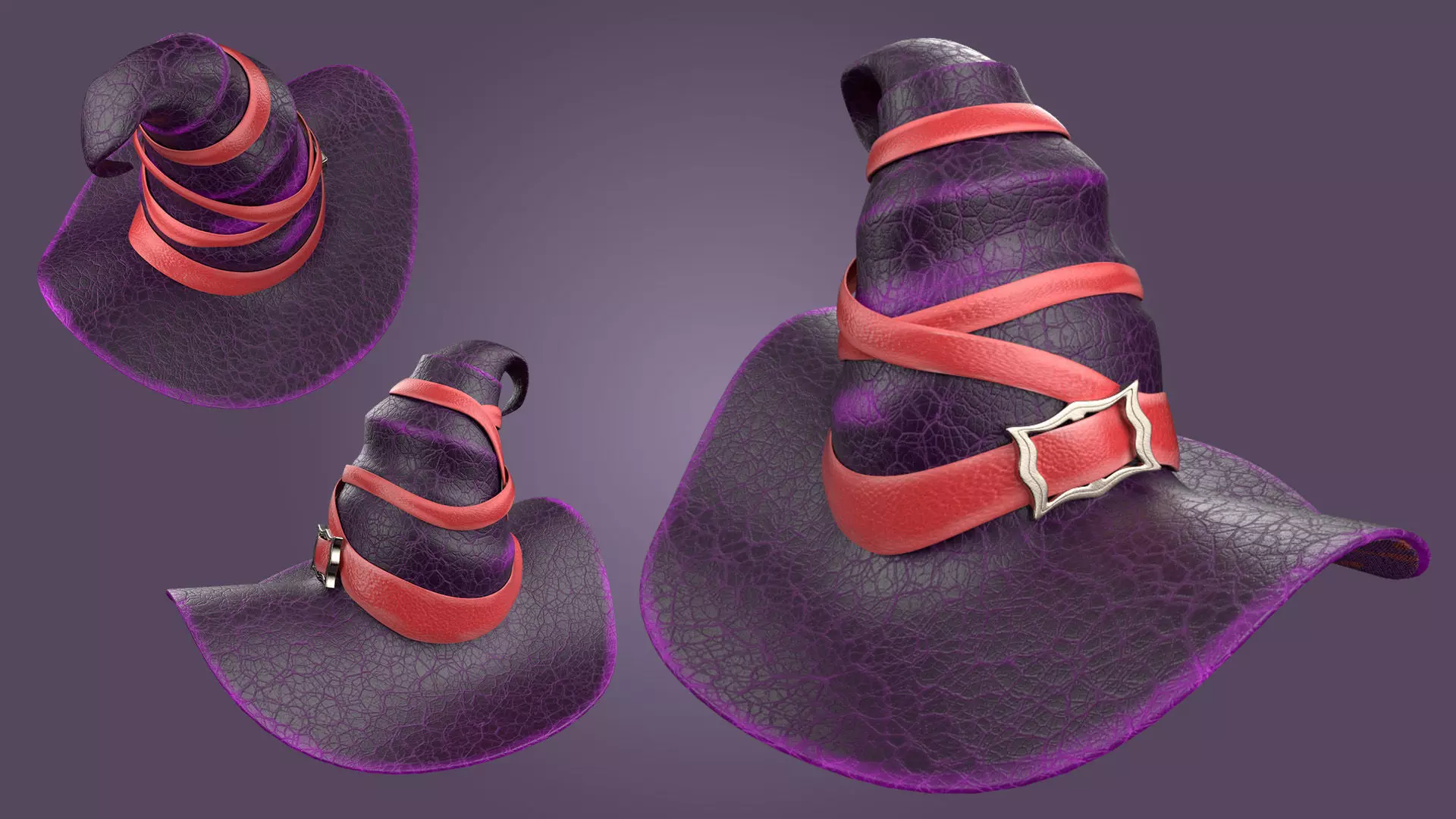 Witch Hat Free low-poly 3D model