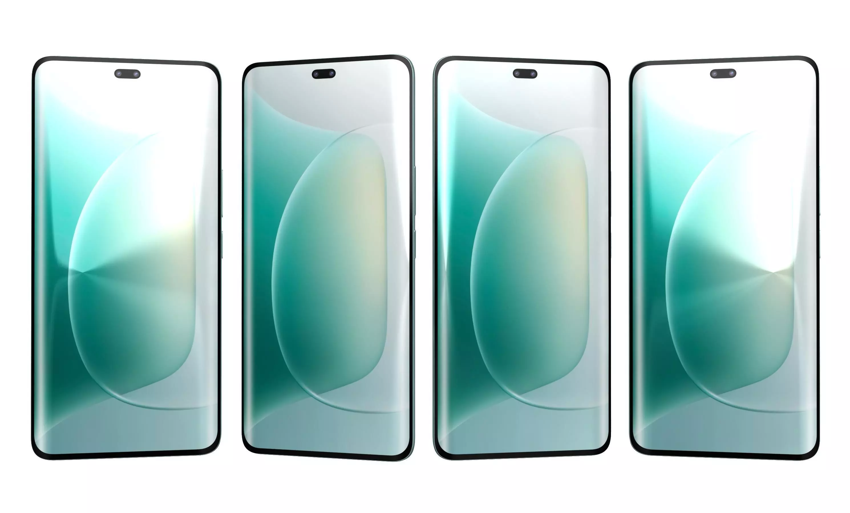 Honor 300 Pro All Colors High Poly 3D model_8