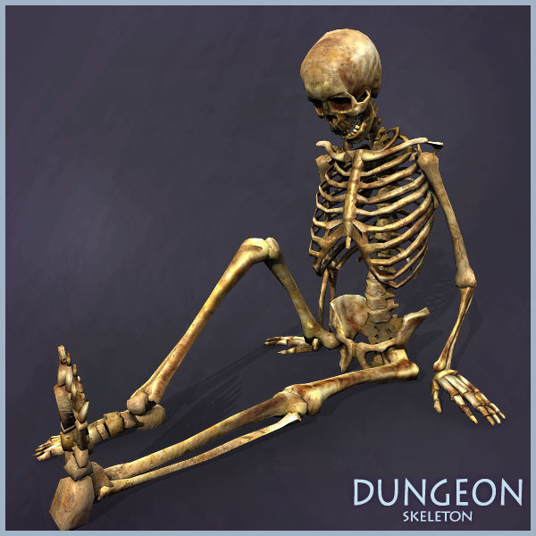ARMY OF SKELETONS Low-poly 3D model_8