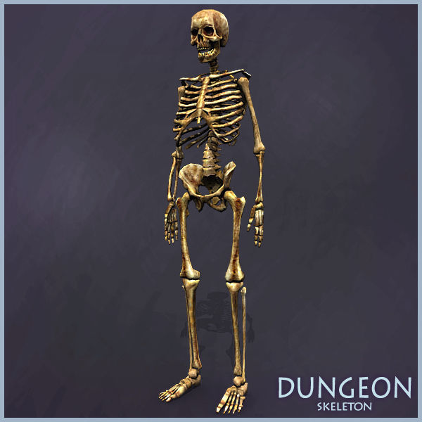 ARMY OF SKELETONS Low-poly 3D model_13