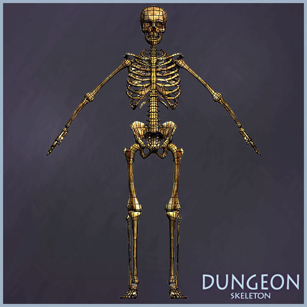 ARMY OF SKELETONS Low-poly 3D model_14