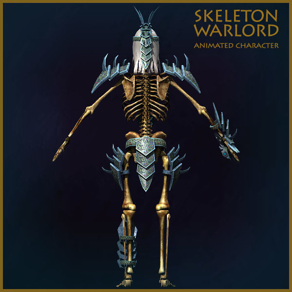 ARMY OF SKELETONS Low-poly 3D model_27