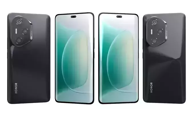 Honor 300 Pro Ink Rock Black High Poly 