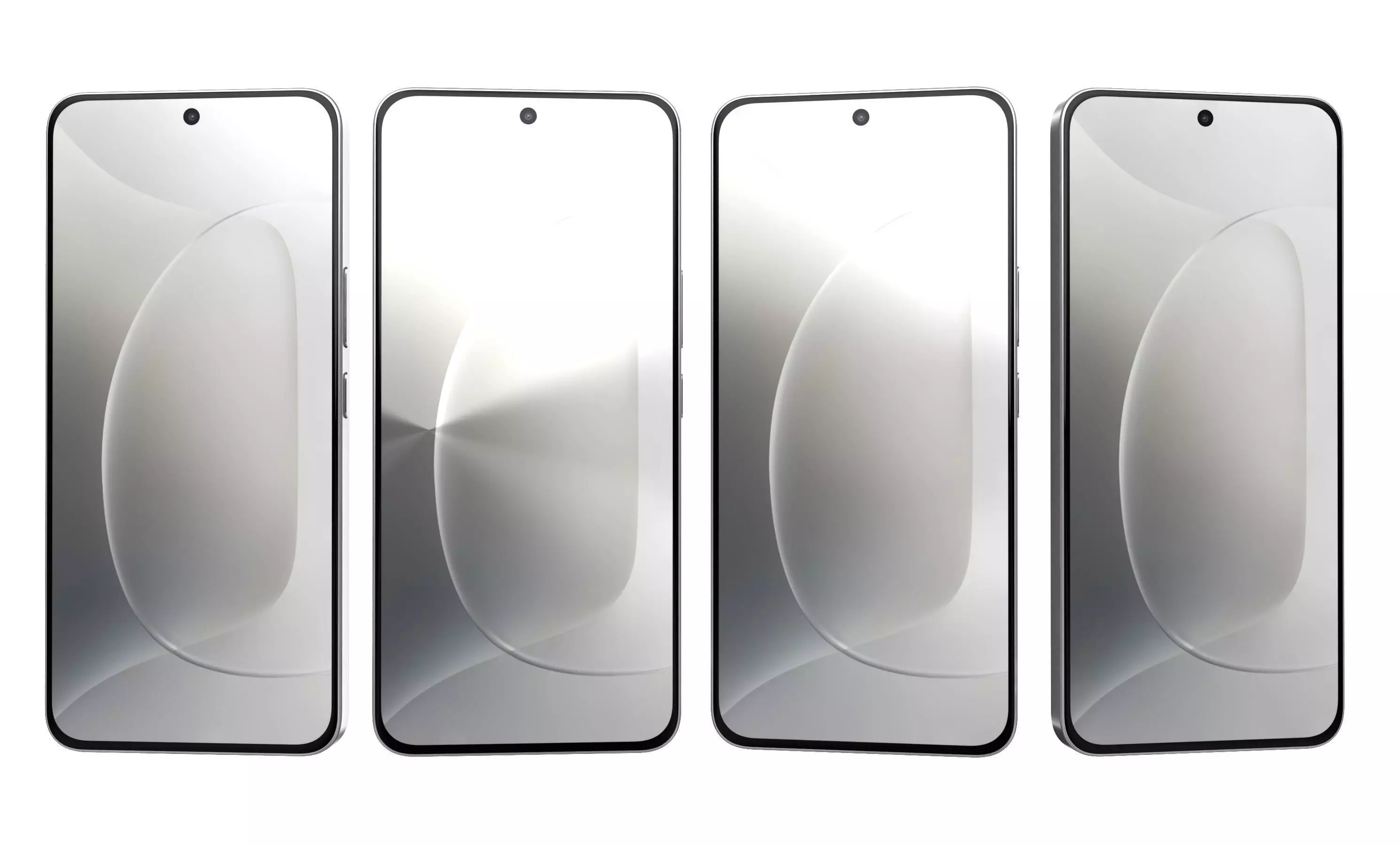 Honor 300 Gray High Poly  3D model_27