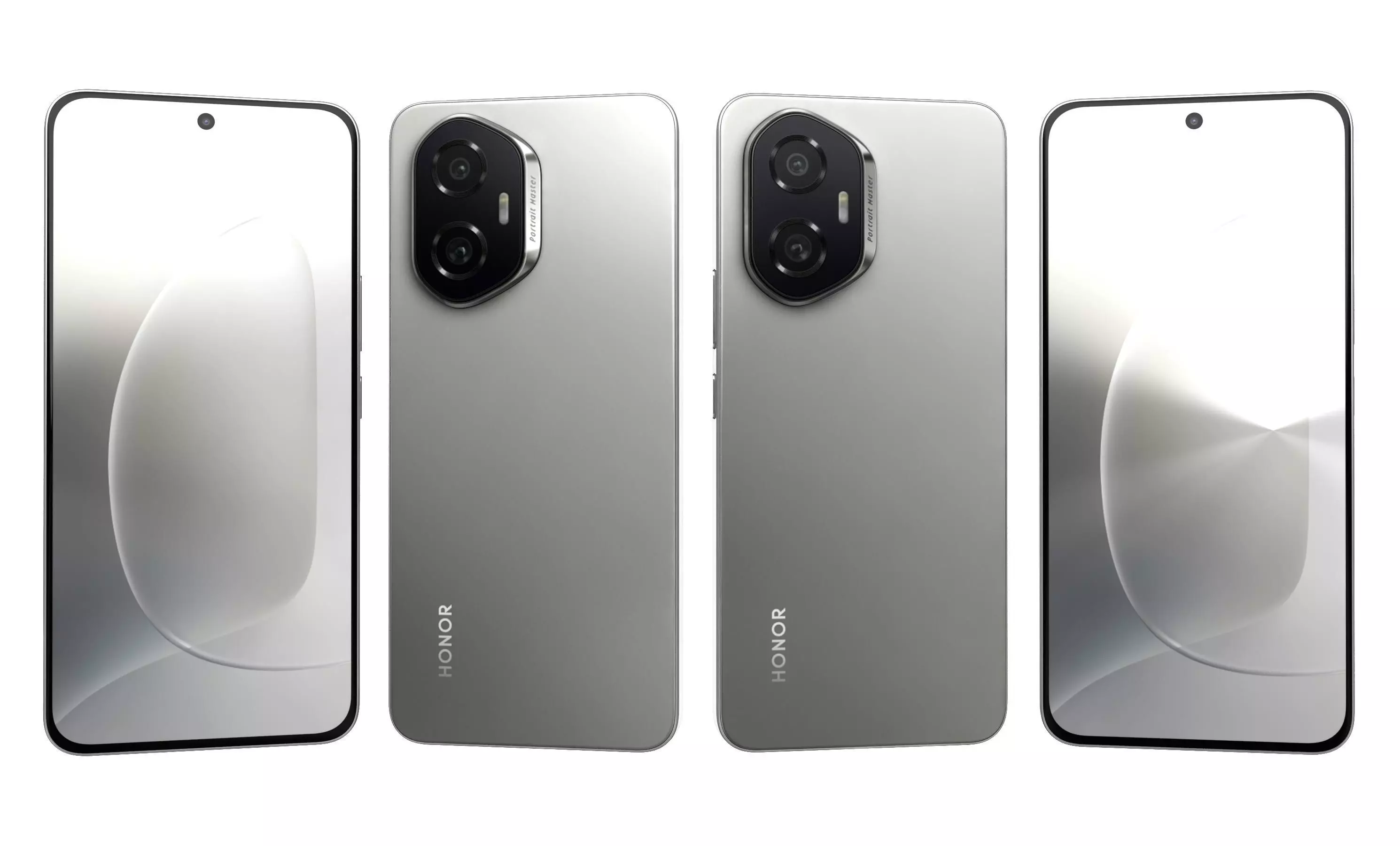 Honor 300 Gray High Poly  3D model_20