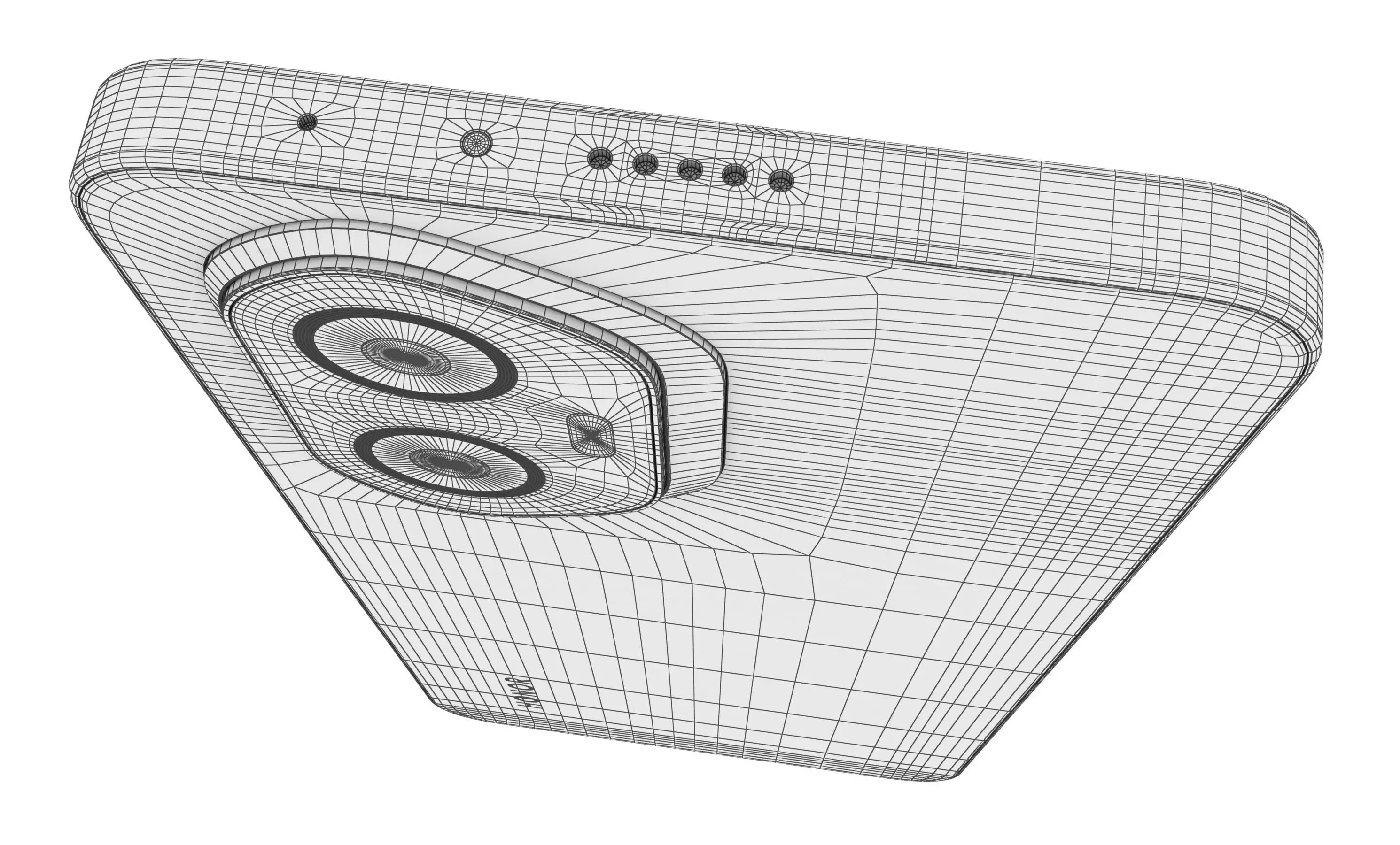 Honor 300 Gray High Poly  3D model_13