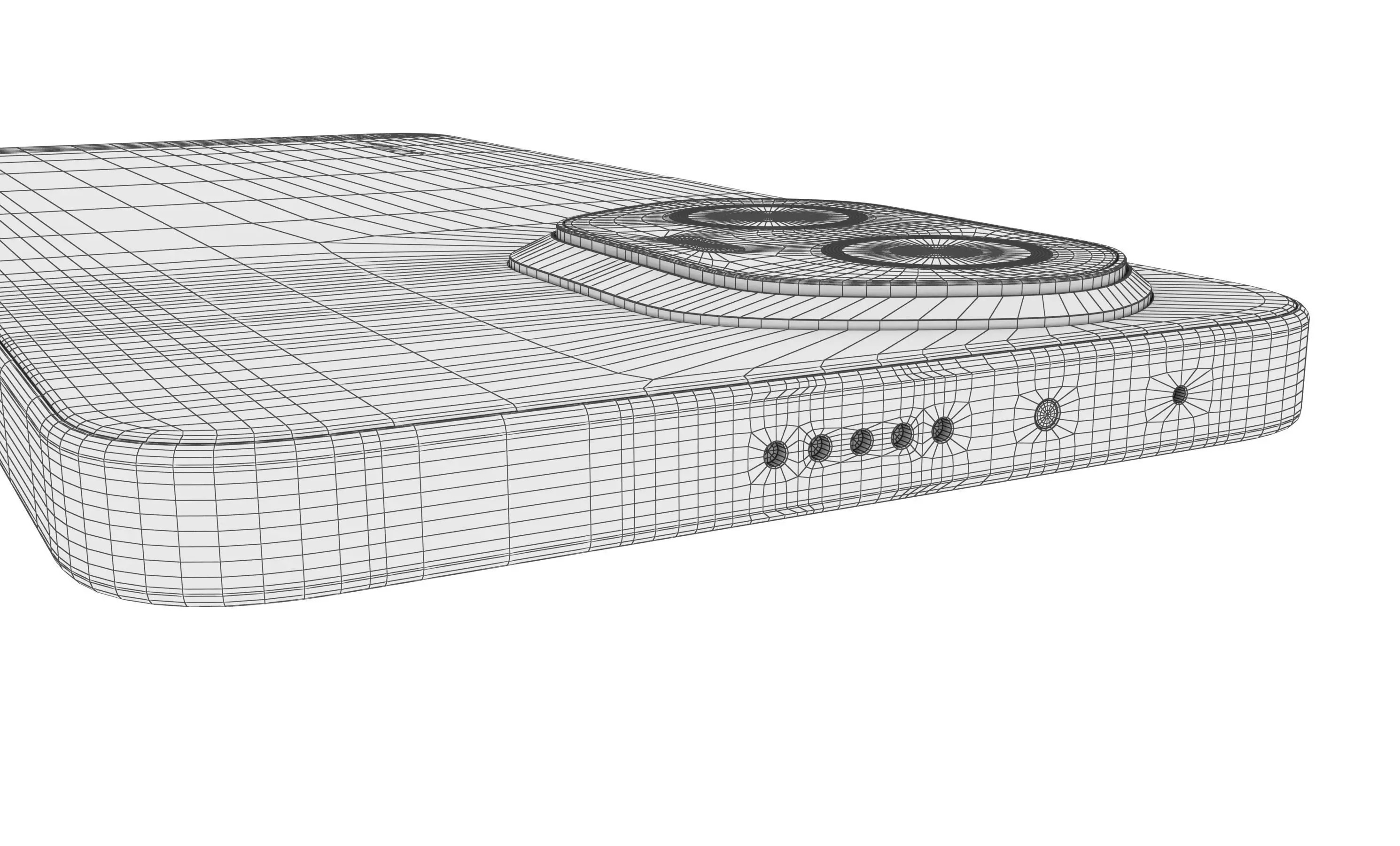 Honor 300 Gray High Poly  3D model_18