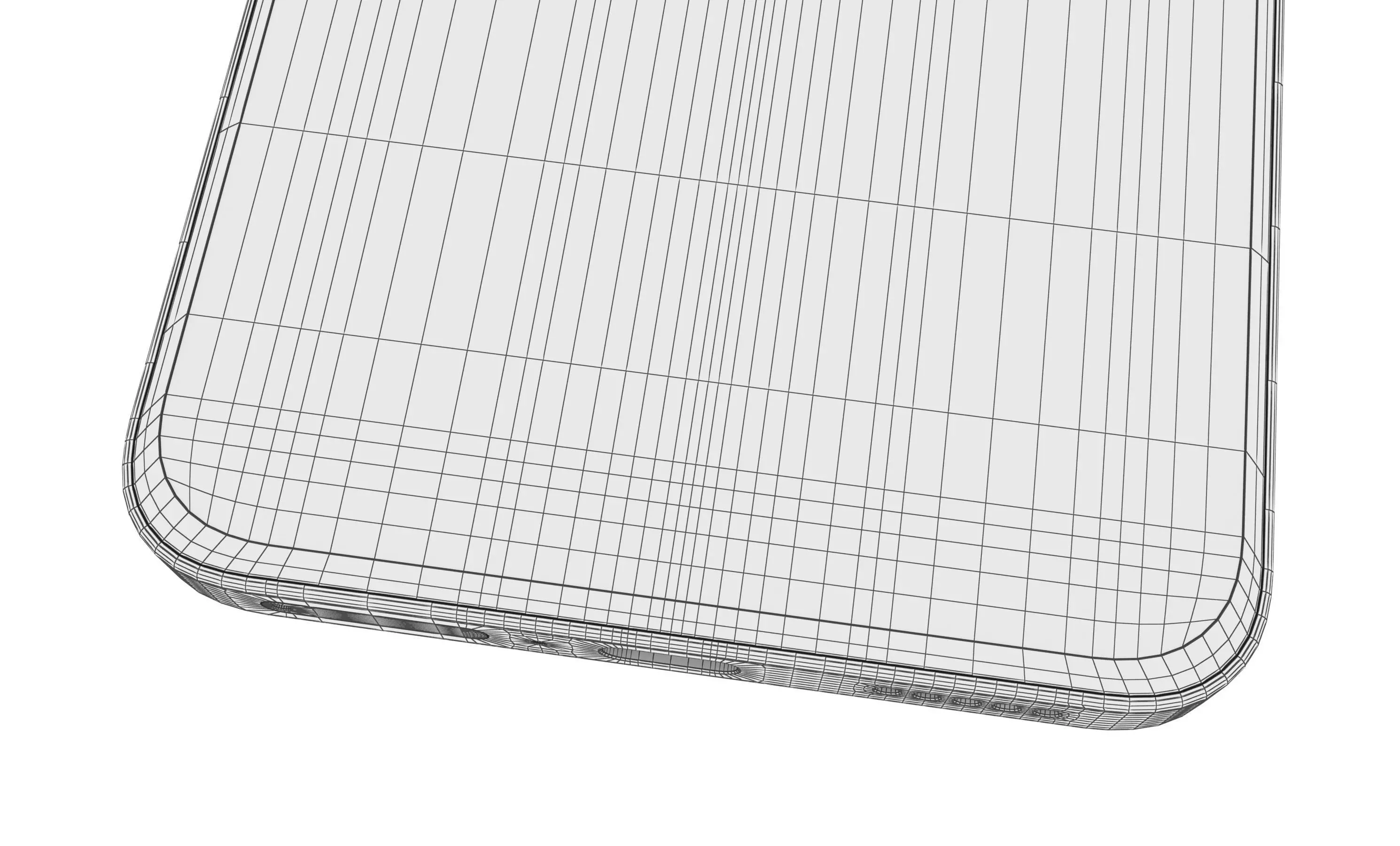 Honor 300 Gray High Poly  3D model_16