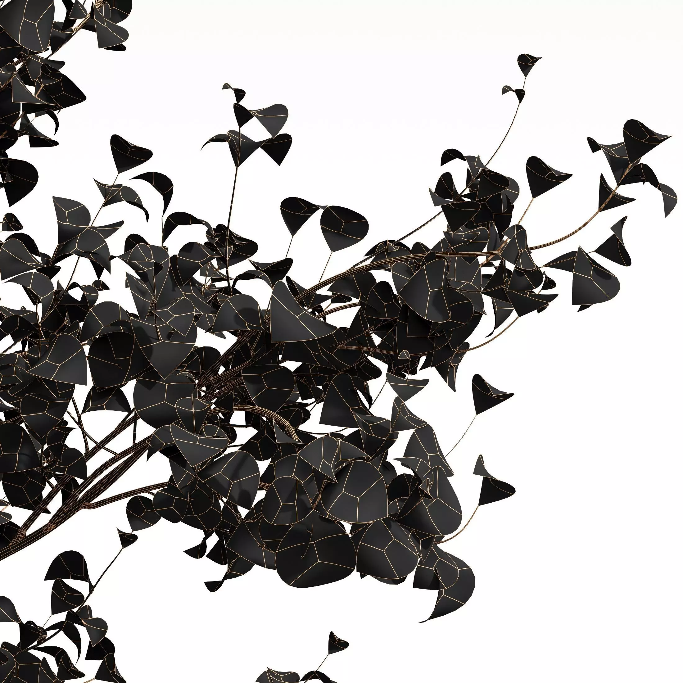 AV Acer Saccharinum and European Bladdernut Spring 2 Trees 3D model_9