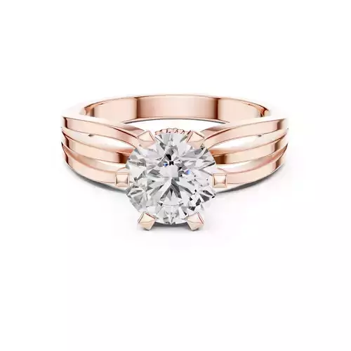 Round Diamond Solitaire Ring