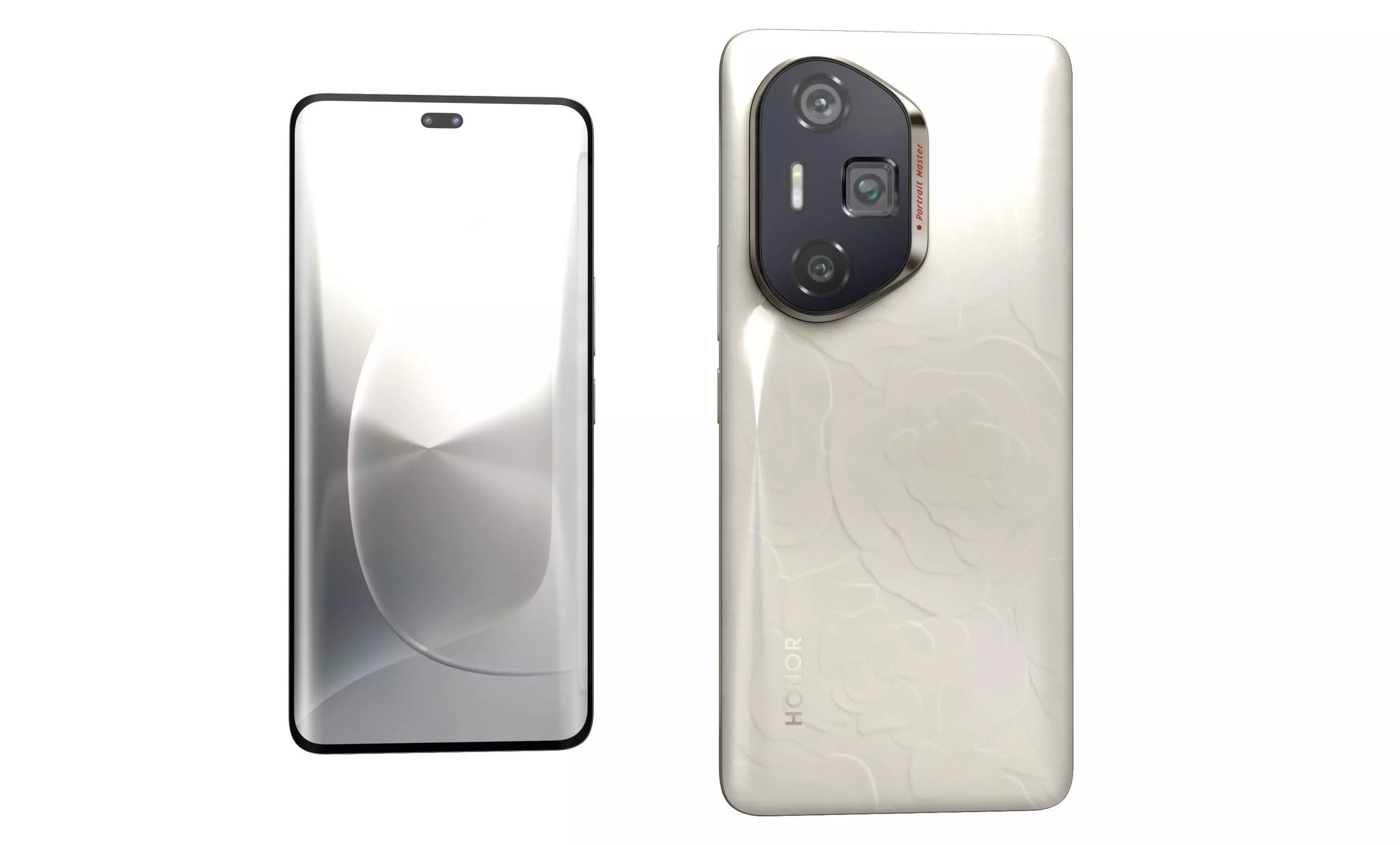 Honor 300 Ultra Camellia White High Poly 3D model_1