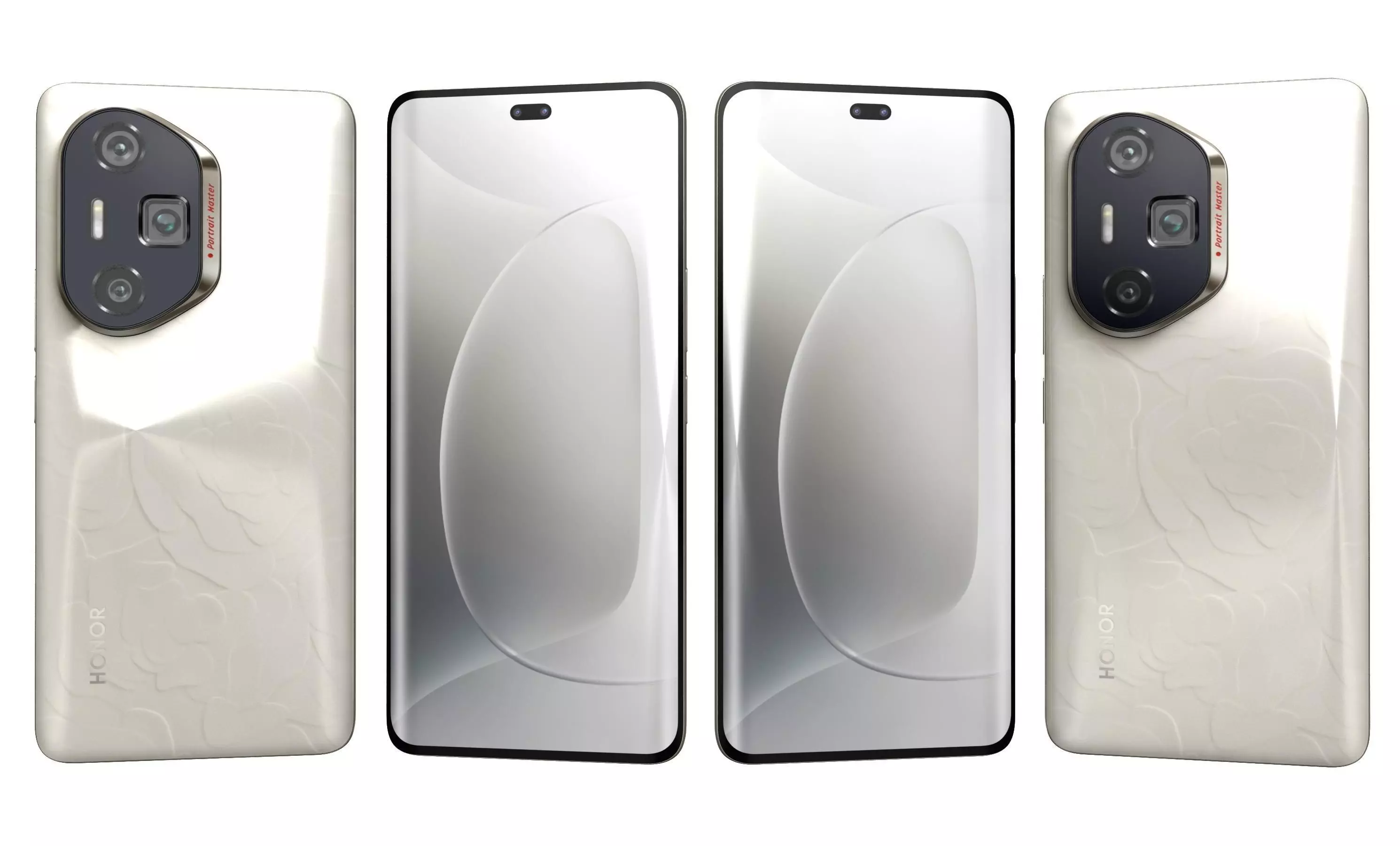 Honor 300 Ultra Camellia White High Poly 3D model_0