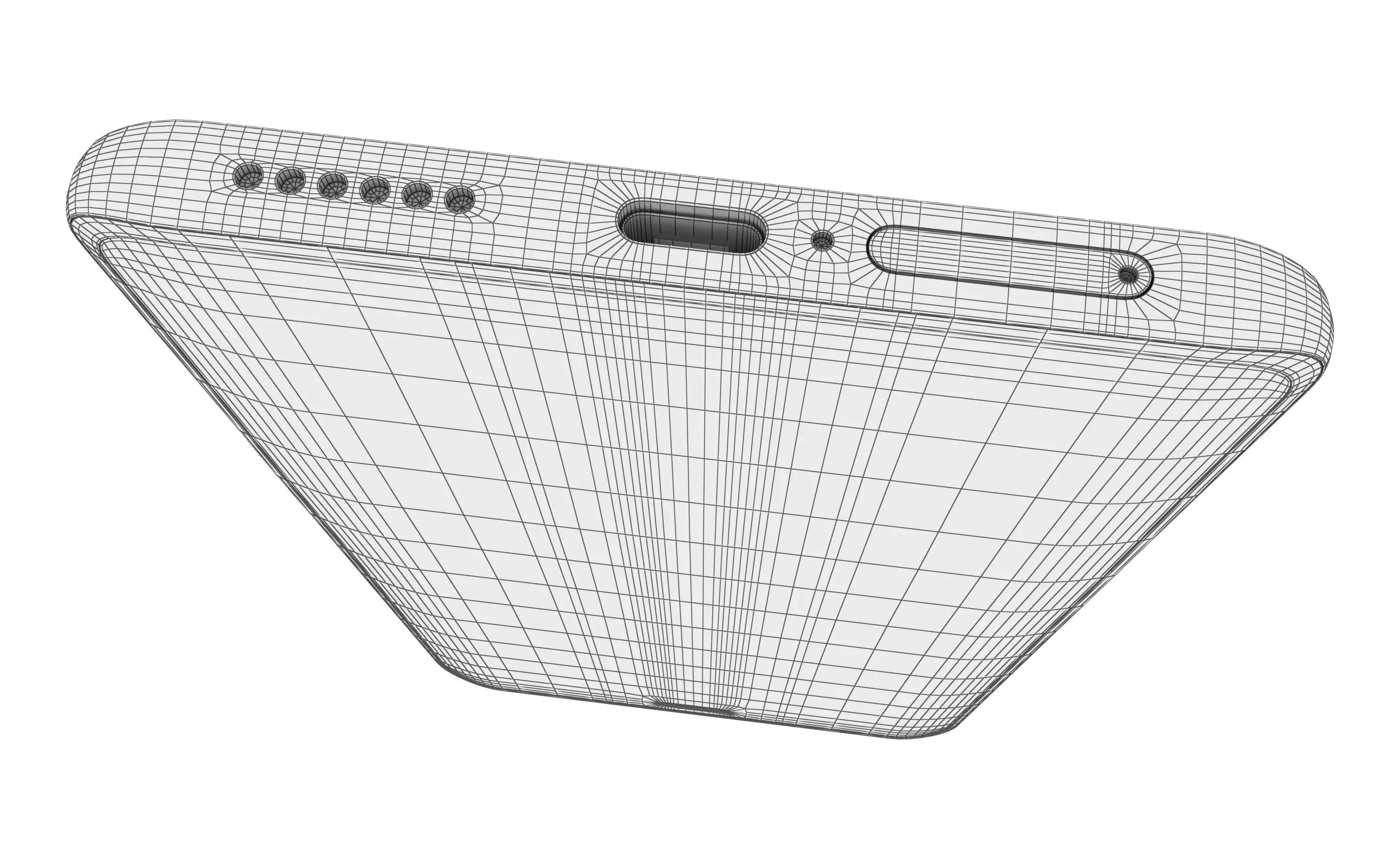 Honor 300 Ultra Camellia White High Poly 3D model_15