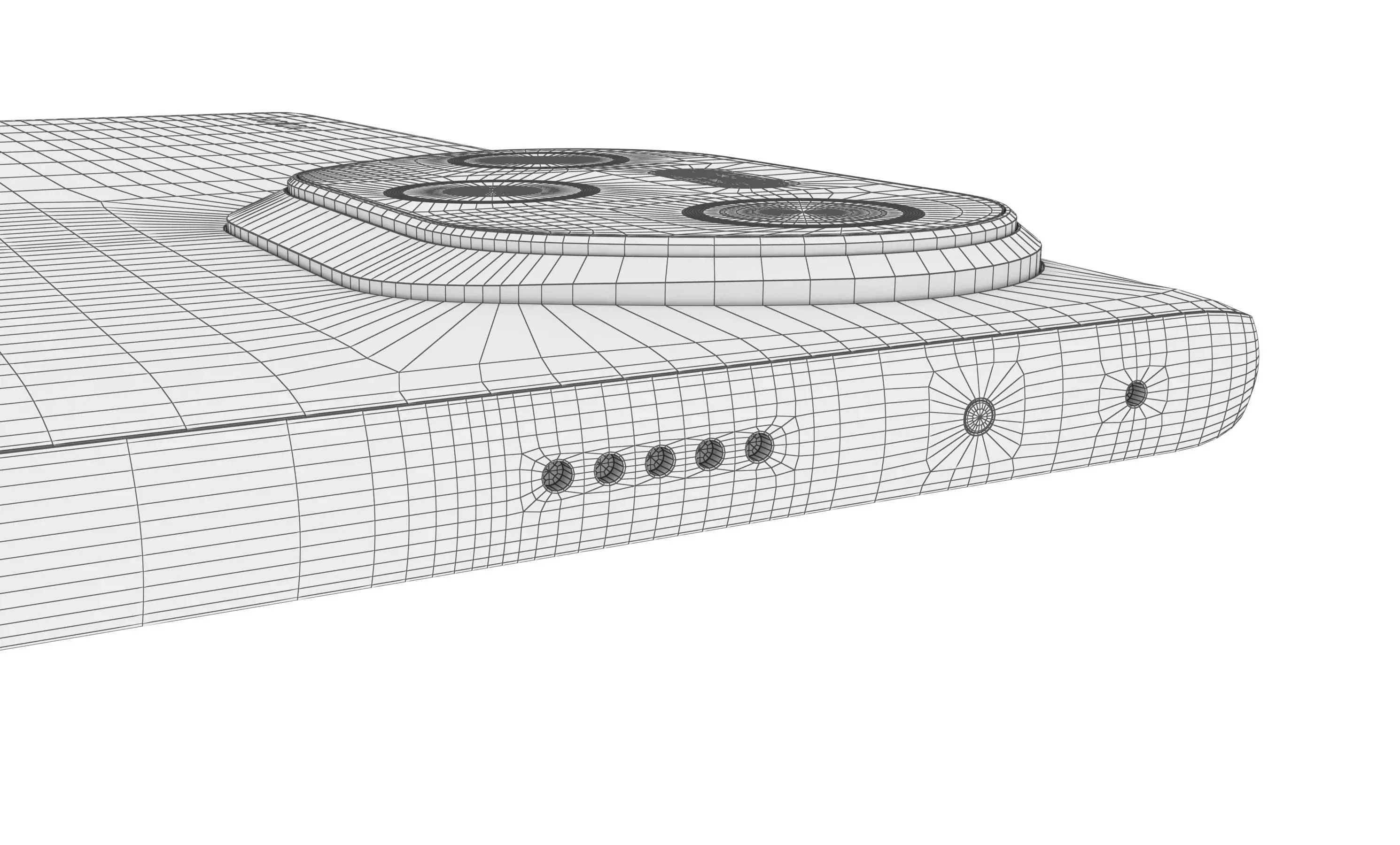 Honor 300 Ultra Camellia White High Poly 3D model_19