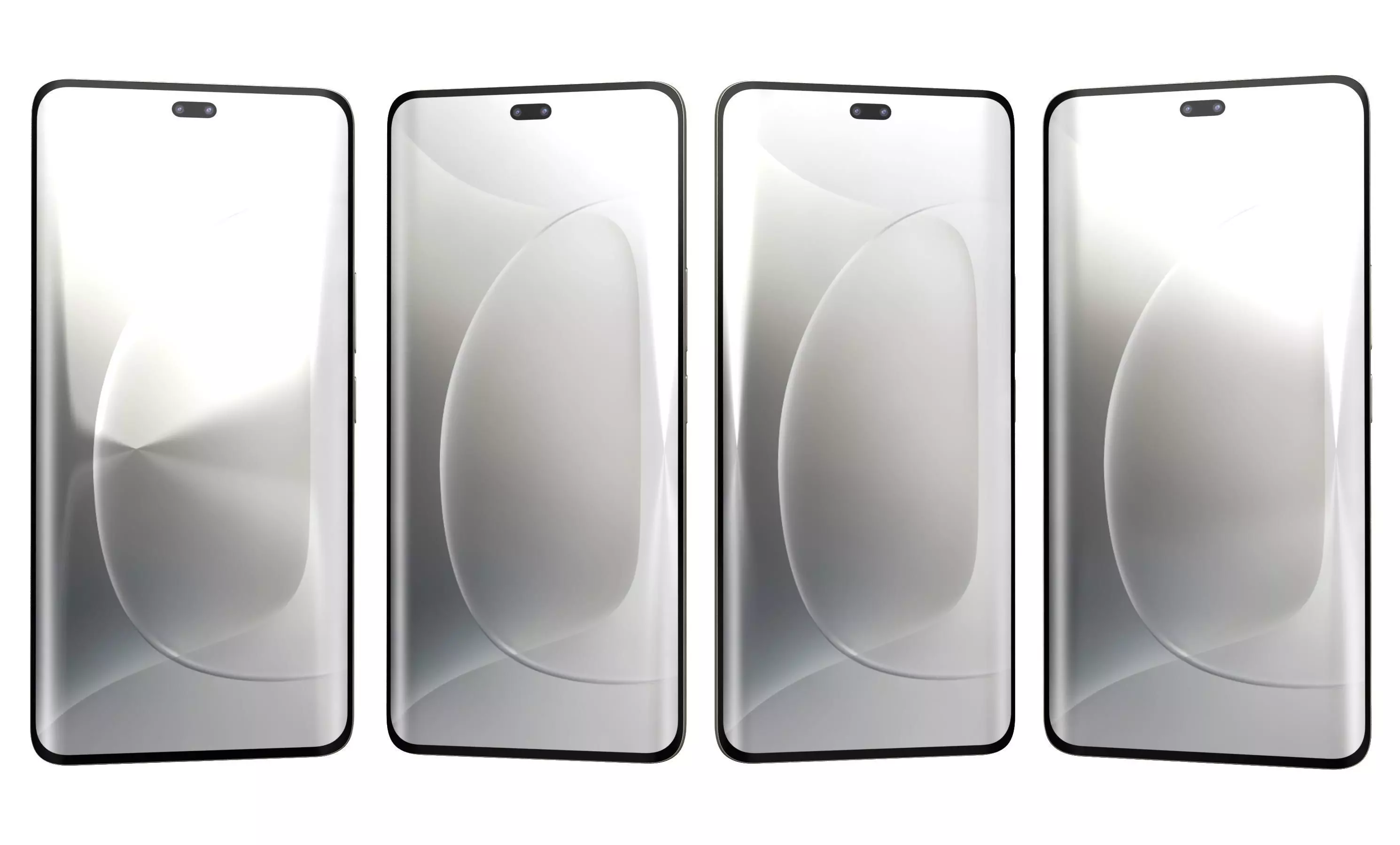 Honor 300 Ultra Camellia White High Poly 3D model_10