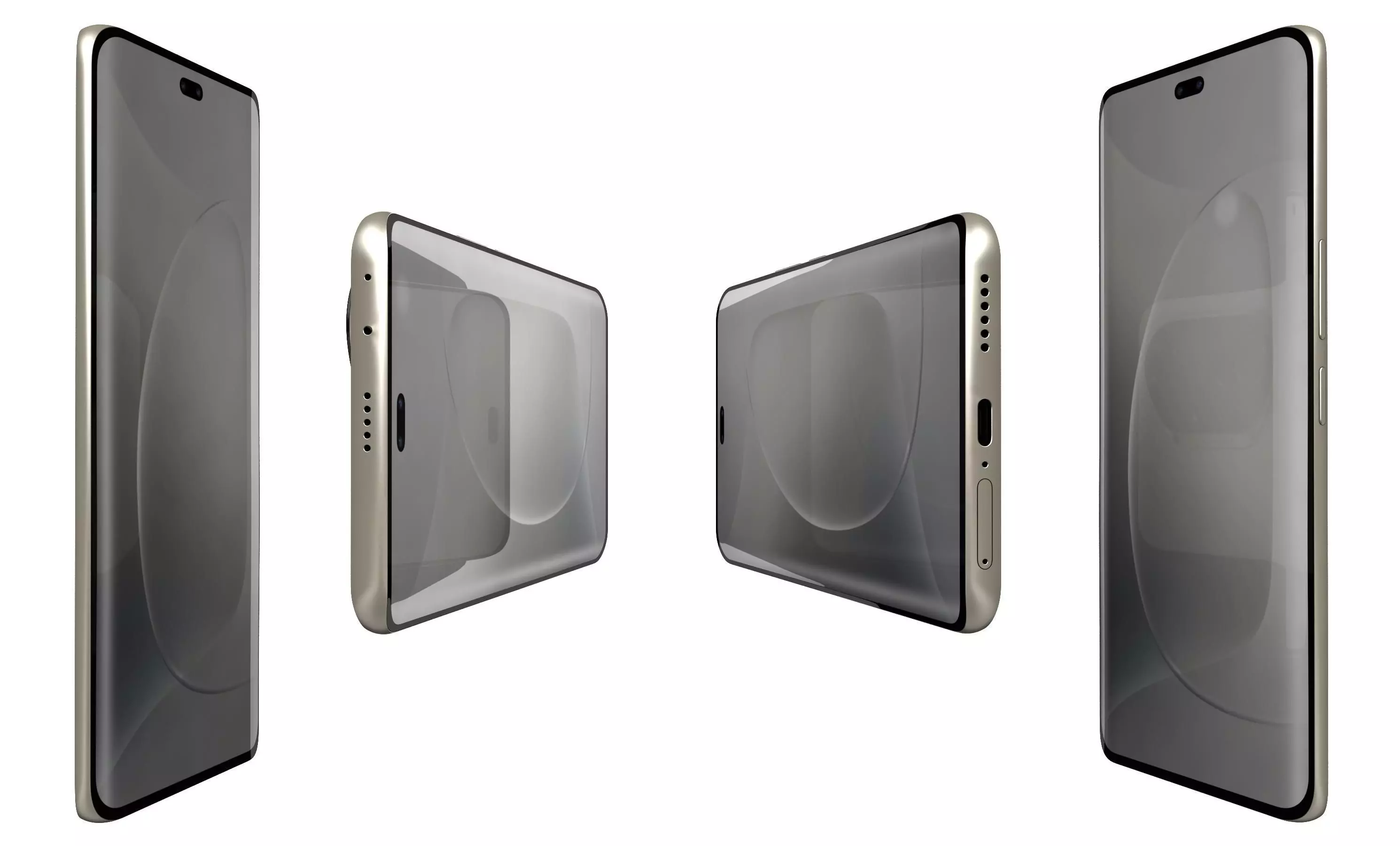 Honor 300 Ultra Camellia White High Poly 3D model_2