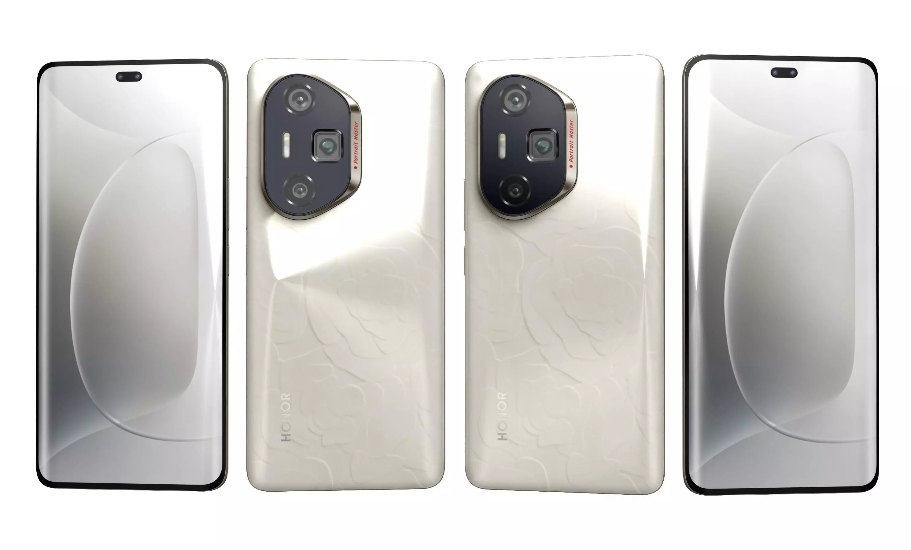 Honor 300 Ultra Camellia White High Poly 3D model_25