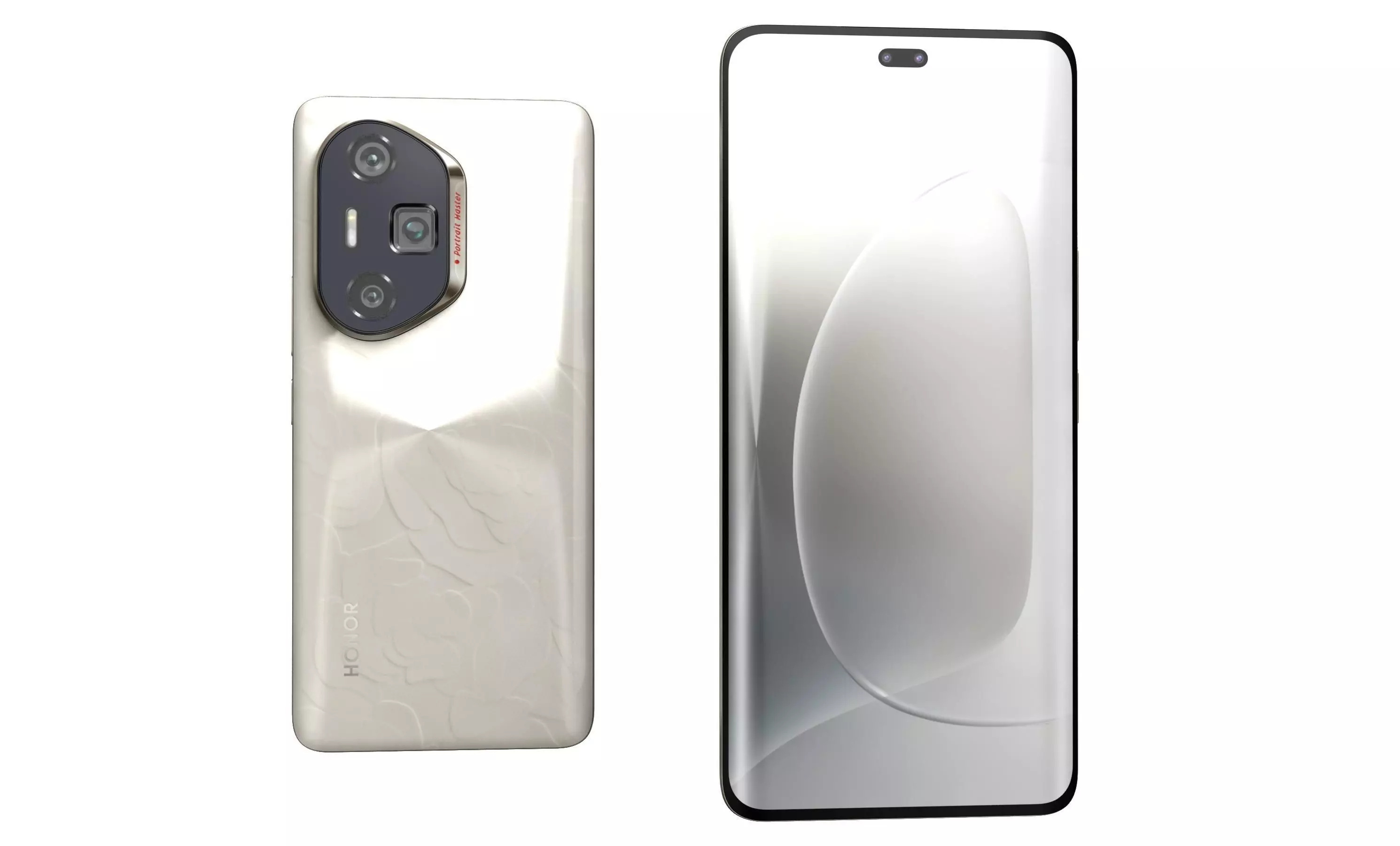 Honor 300 Ultra Camellia White High Poly 3D model_29