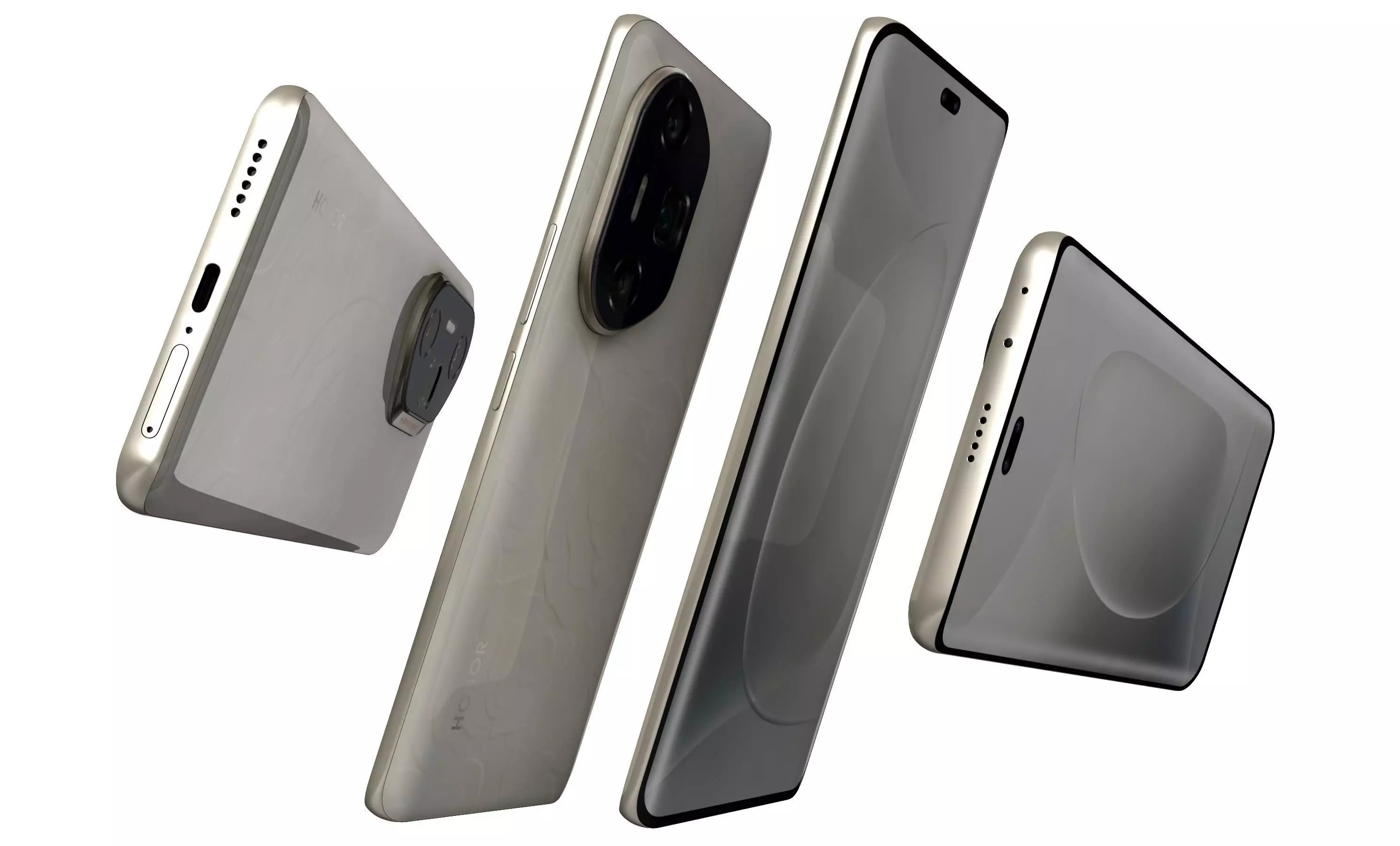 Honor 300 Ultra Camellia White High Poly 3D model_5