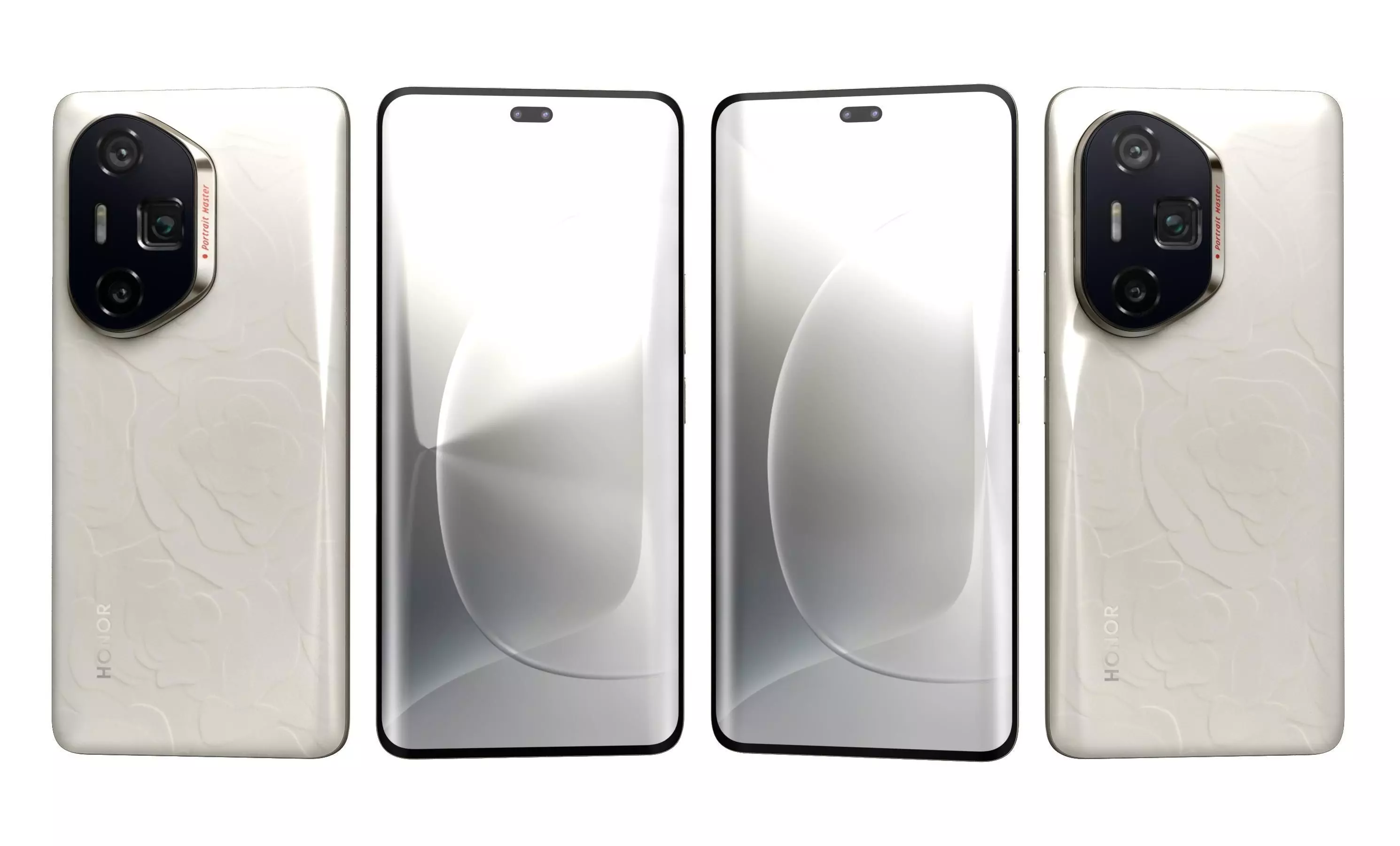 Honor 300 Ultra Camellia White High Poly 3D model_27