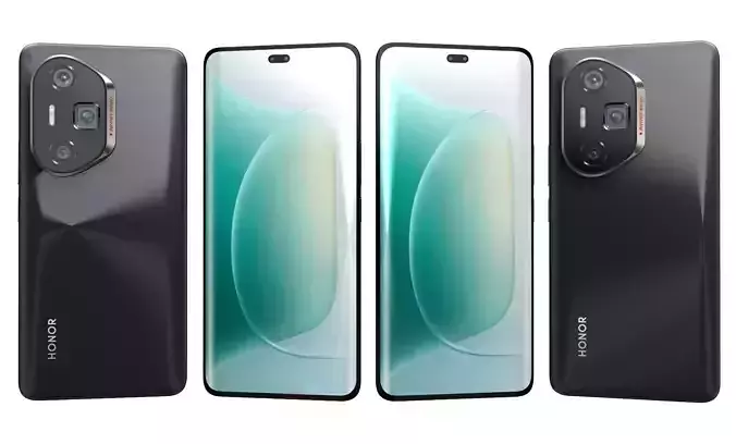 Honor 300 Ultra Ink Rock Black High Poly 