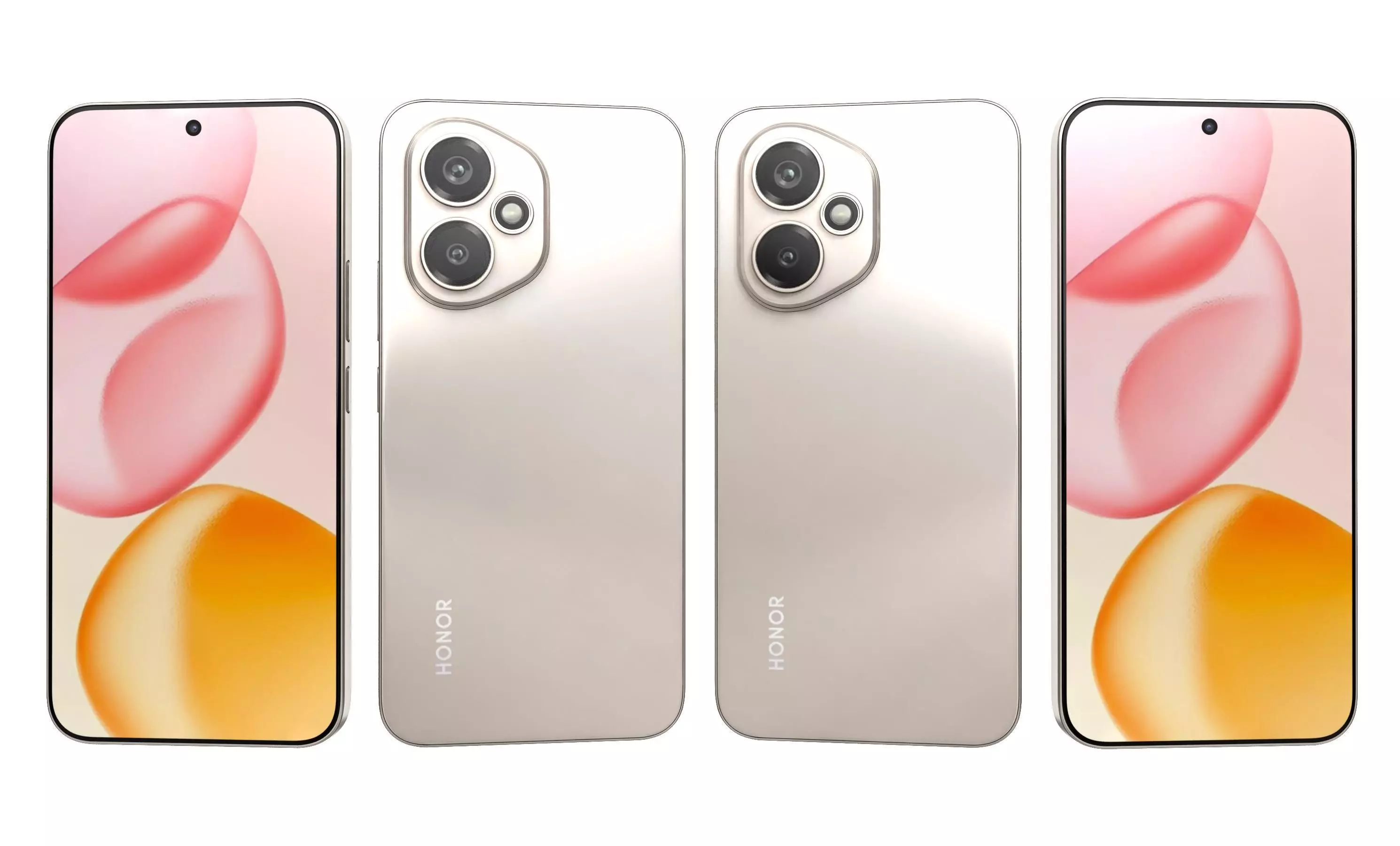 Honor 400 All Colors High Poly  3D model_23