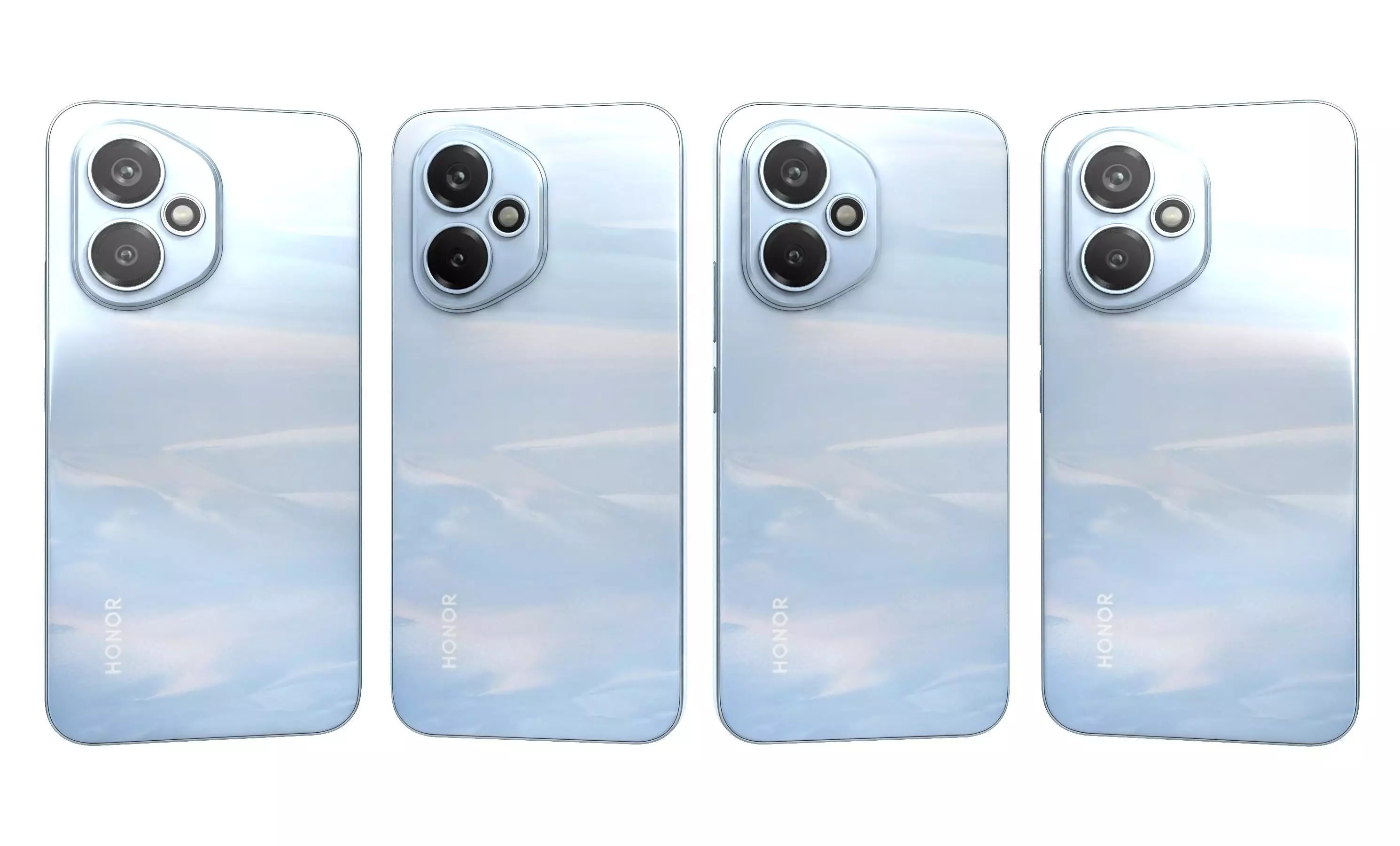 Honor 400 All Colors High Poly  3D model_6