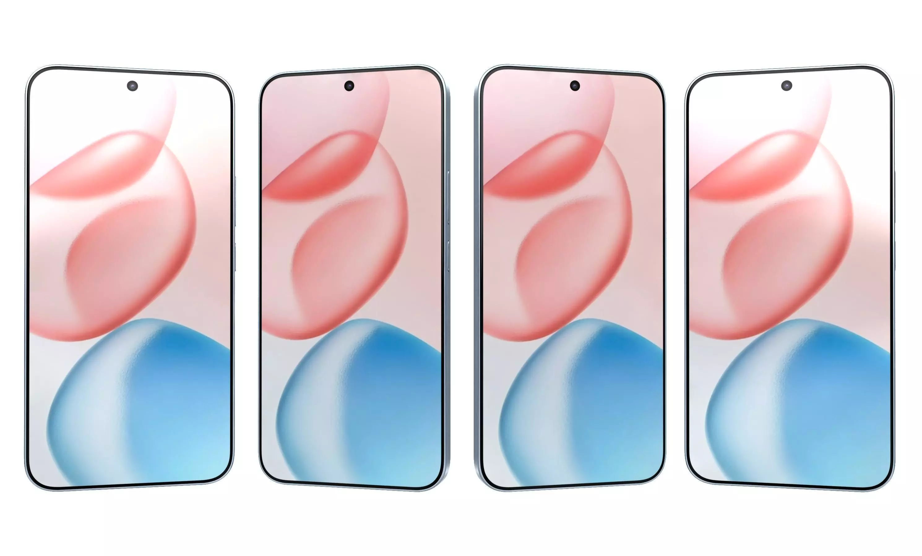 Honor 400 All Colors High Poly  3D model_4