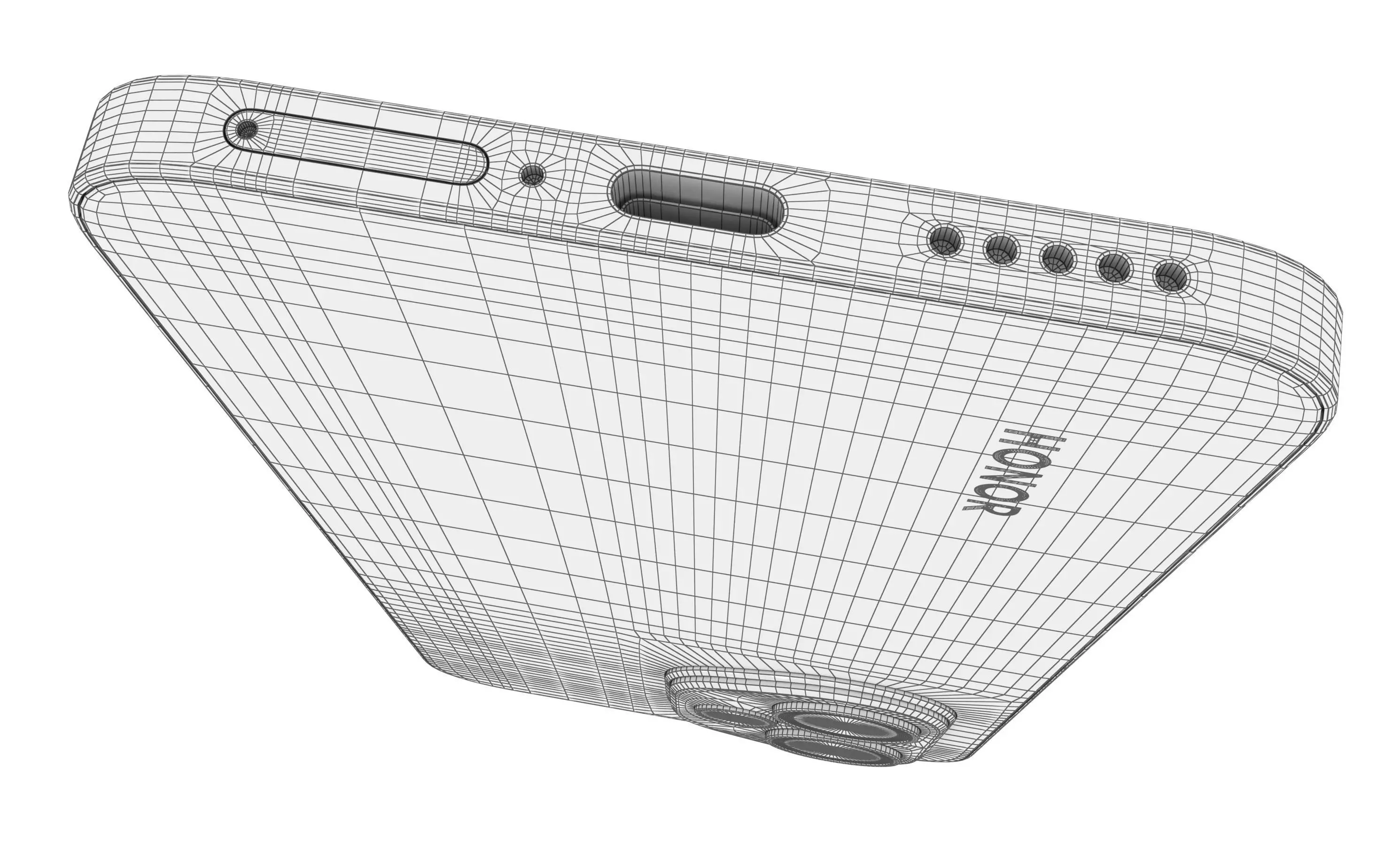 Honor 400 All Colors High Poly  3D model_14