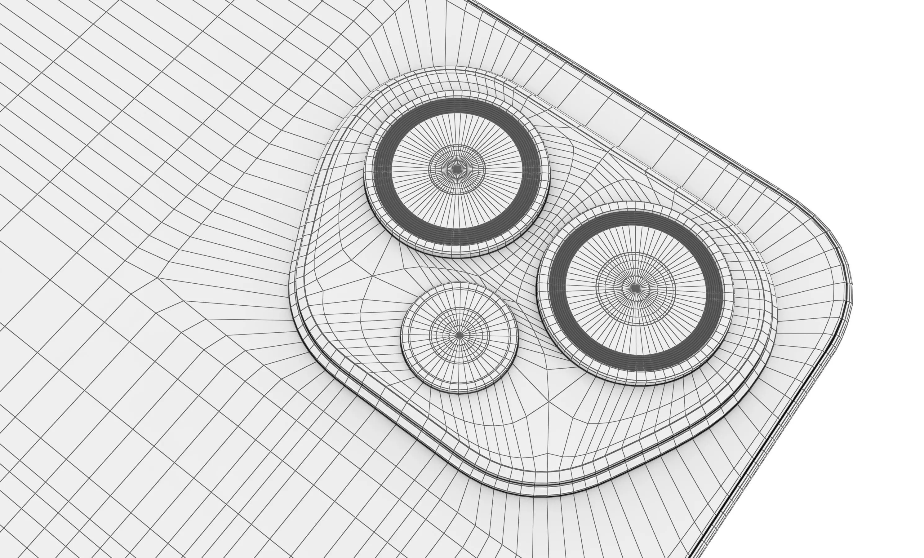 Honor 400 All Colors High Poly  3D model_18