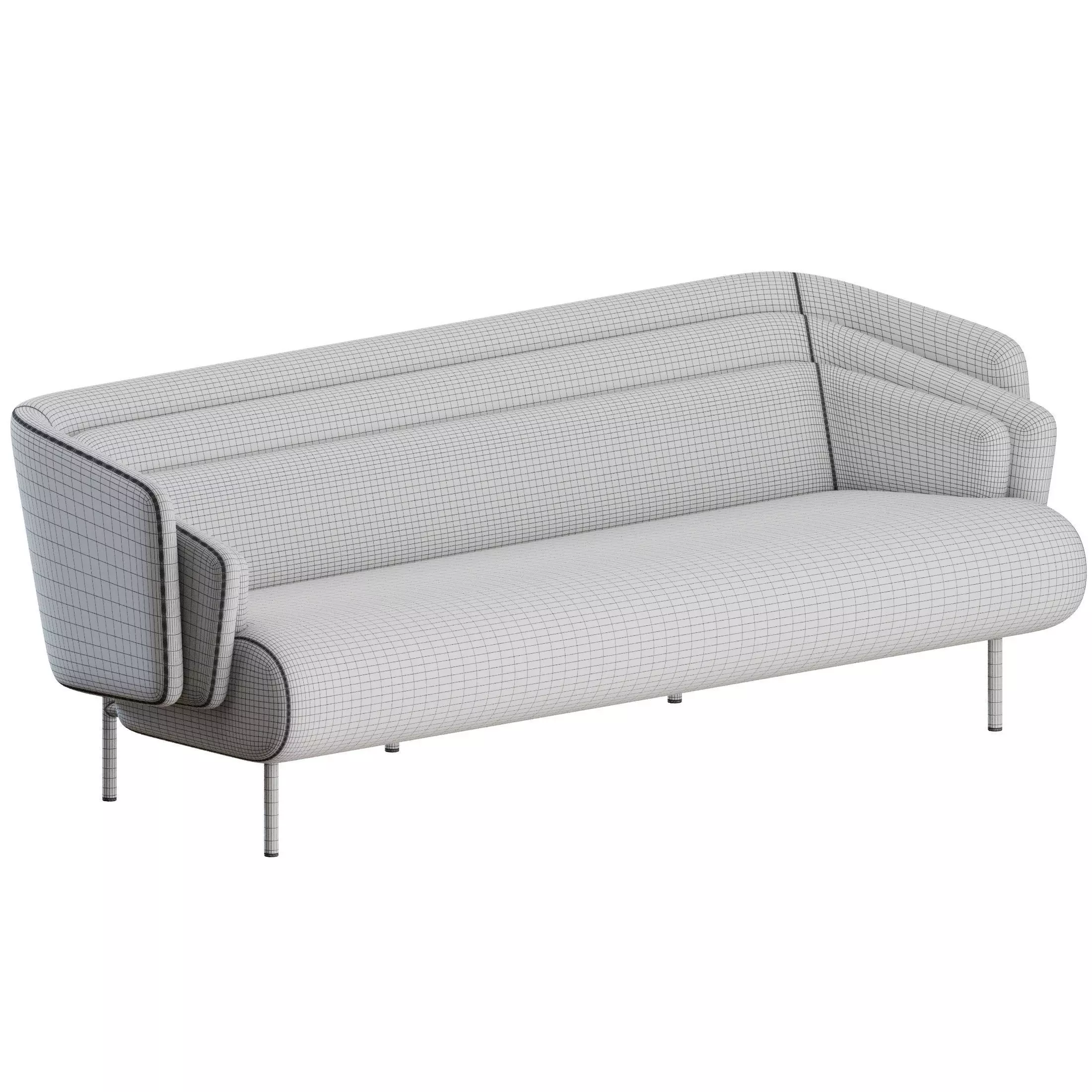Hug Sofa by Delcourt Collection 3D model_4