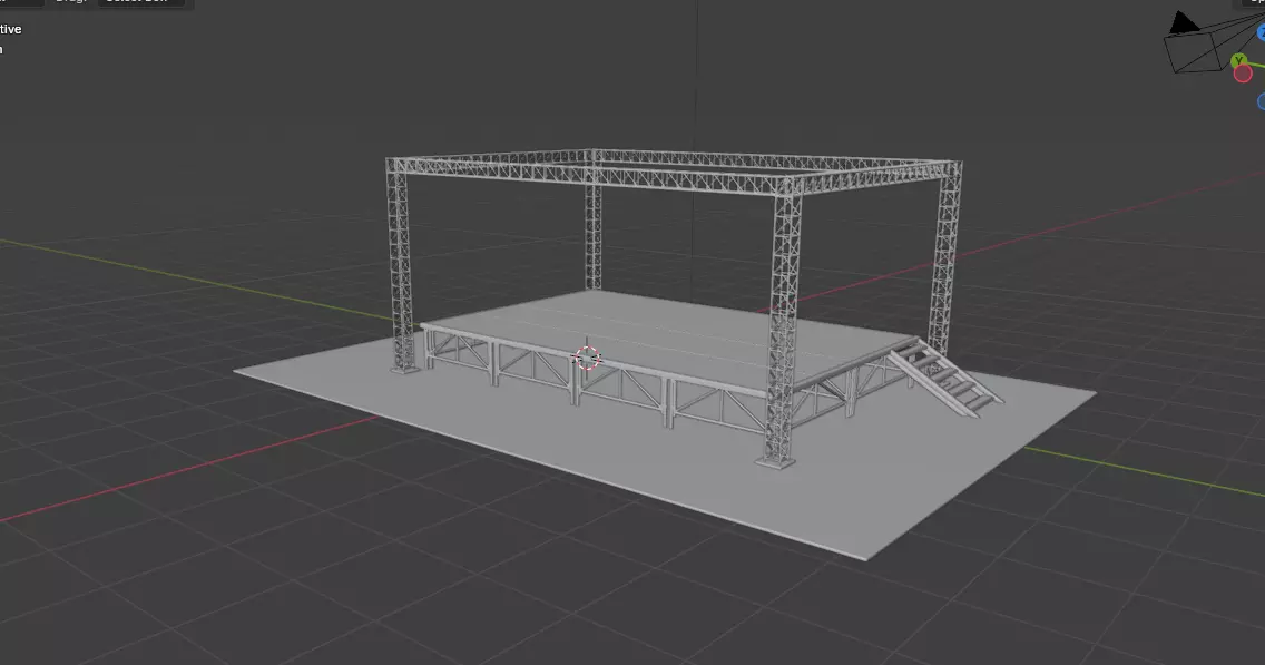 Global Truss System 3D model_14