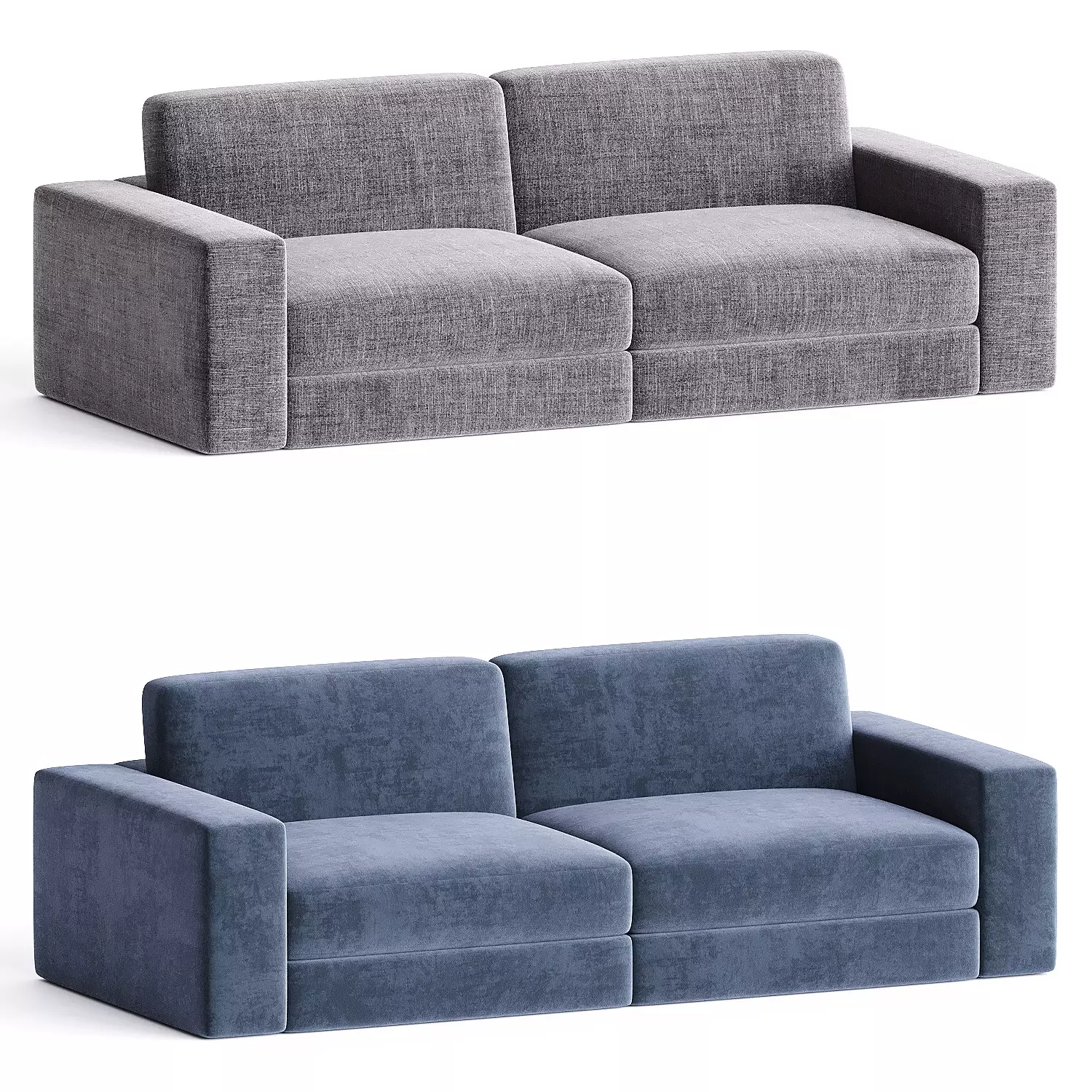 sofa leonard medium 3D model_1