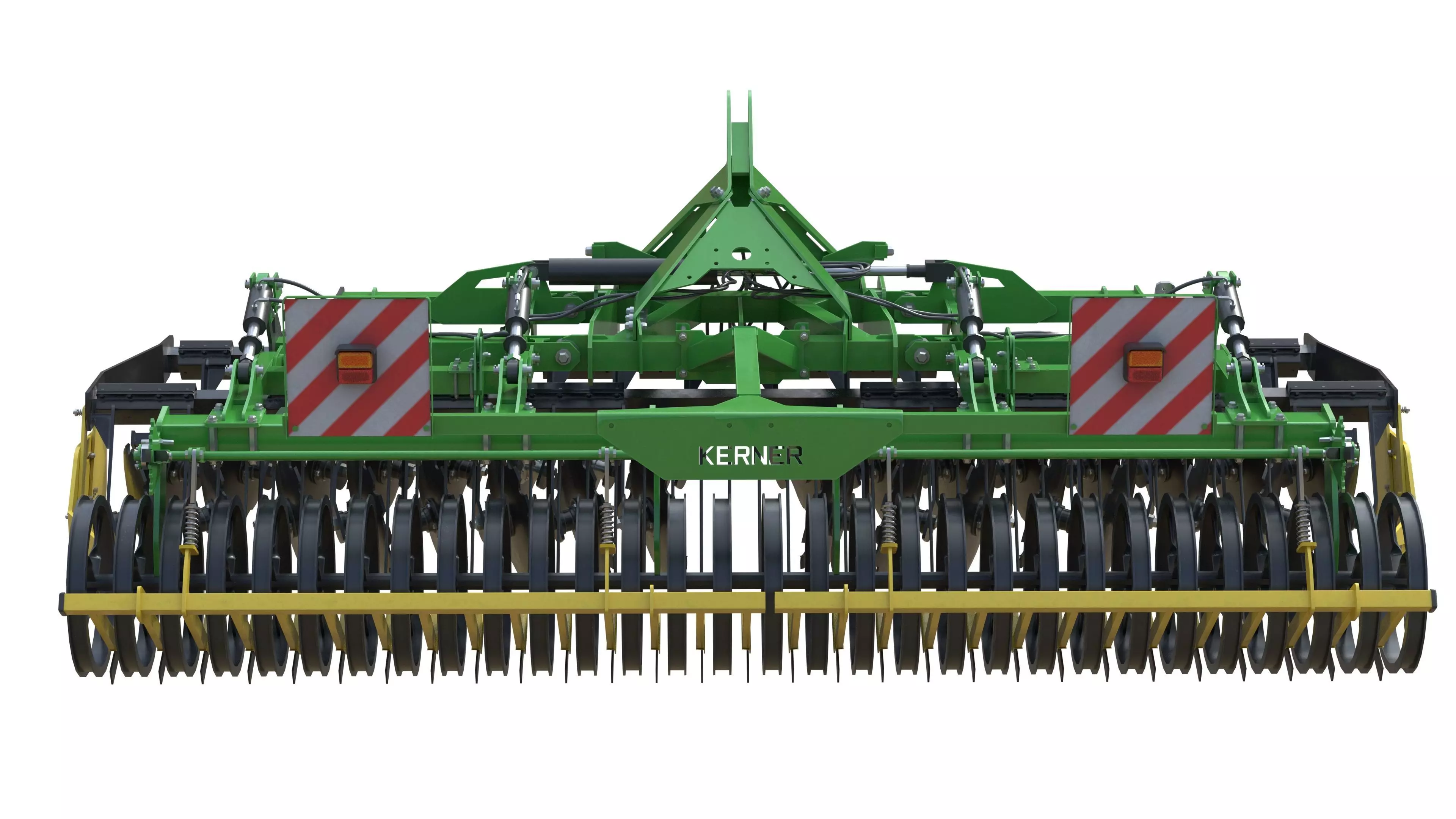 Kerner Helix H450 Trailed Disc harrow Low-poly 3D model_6
