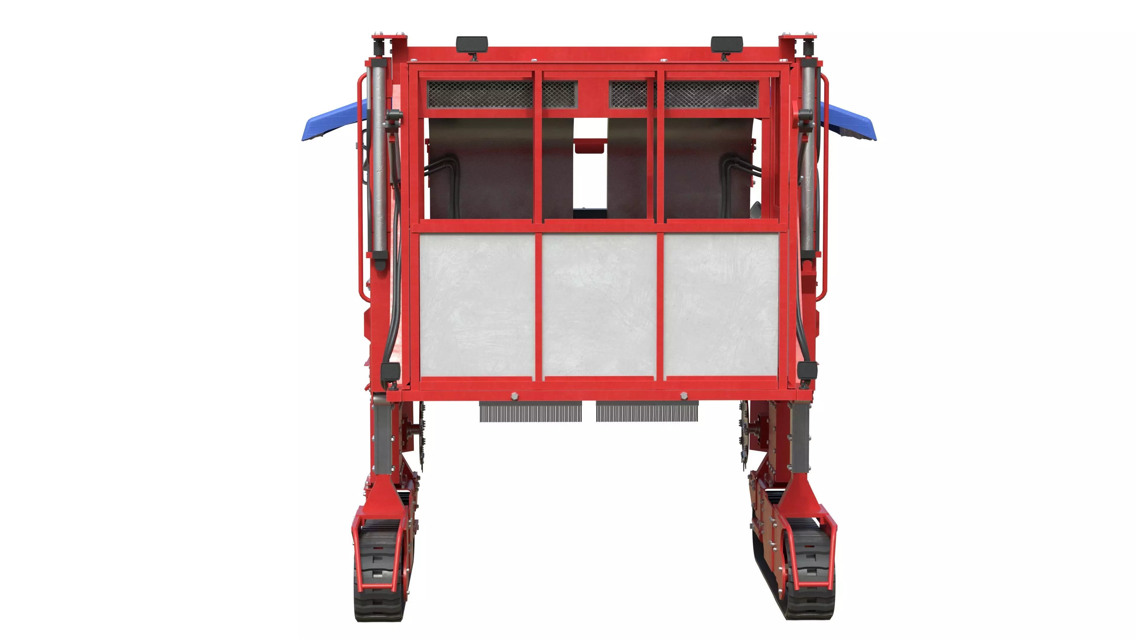 Ochiai OHC-W Tea Harvesting Machine Low-poly 3D model_6