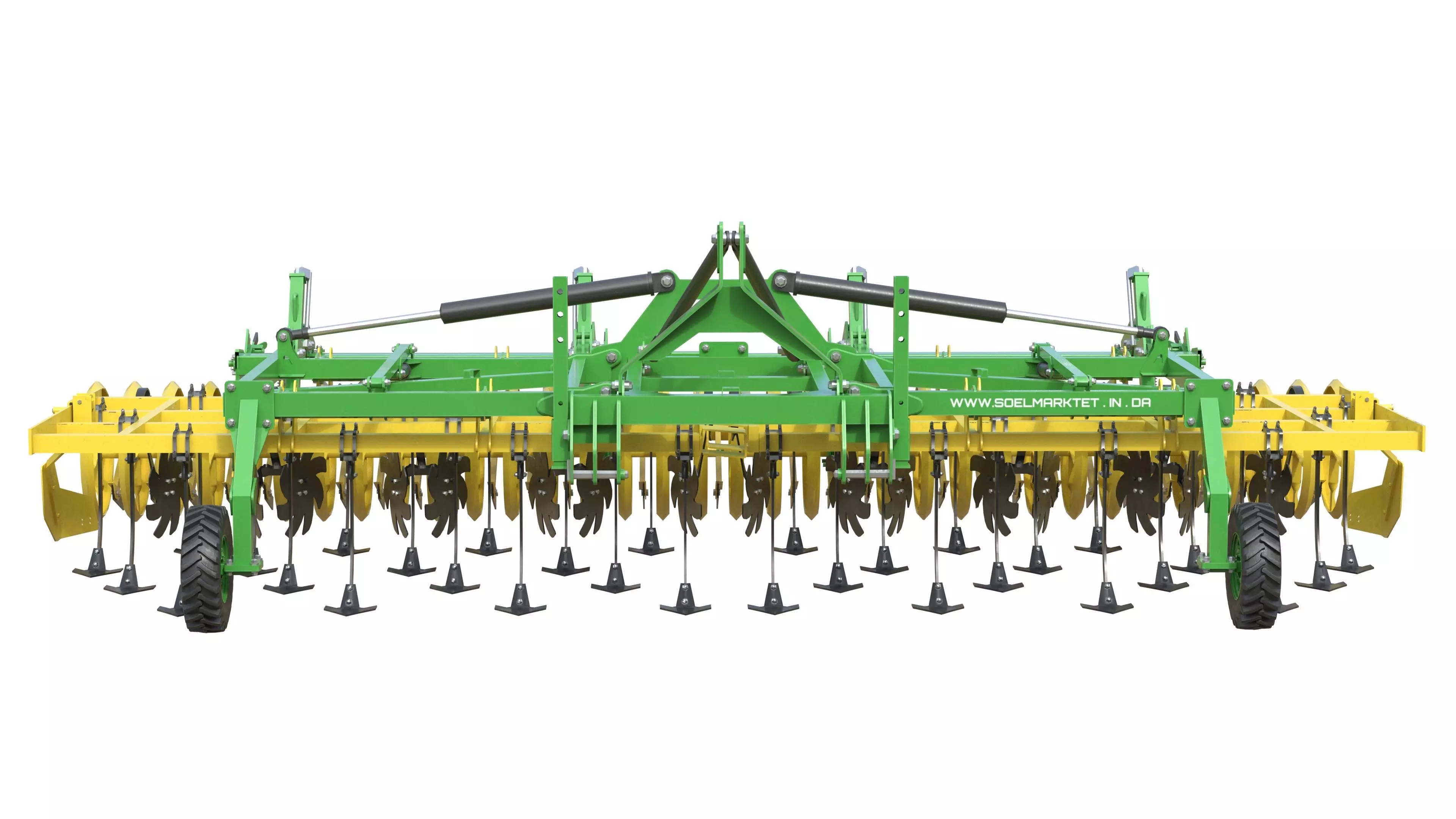 Kerner Stratos S 450 Agricultural Cultivator Low-poly 3D model_7