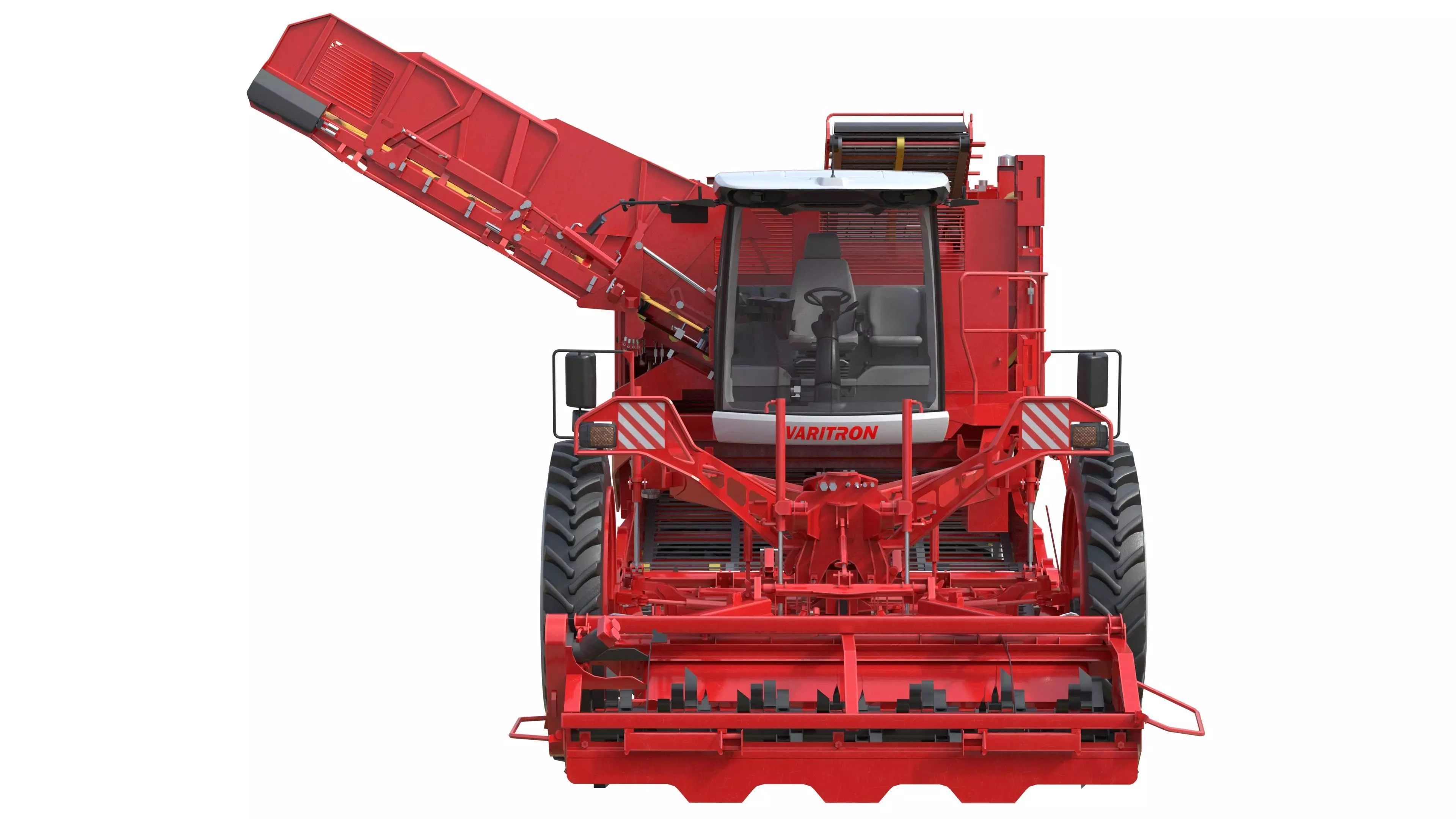 Harvester Grimme Varitron 470 Low-poly 3D model_8