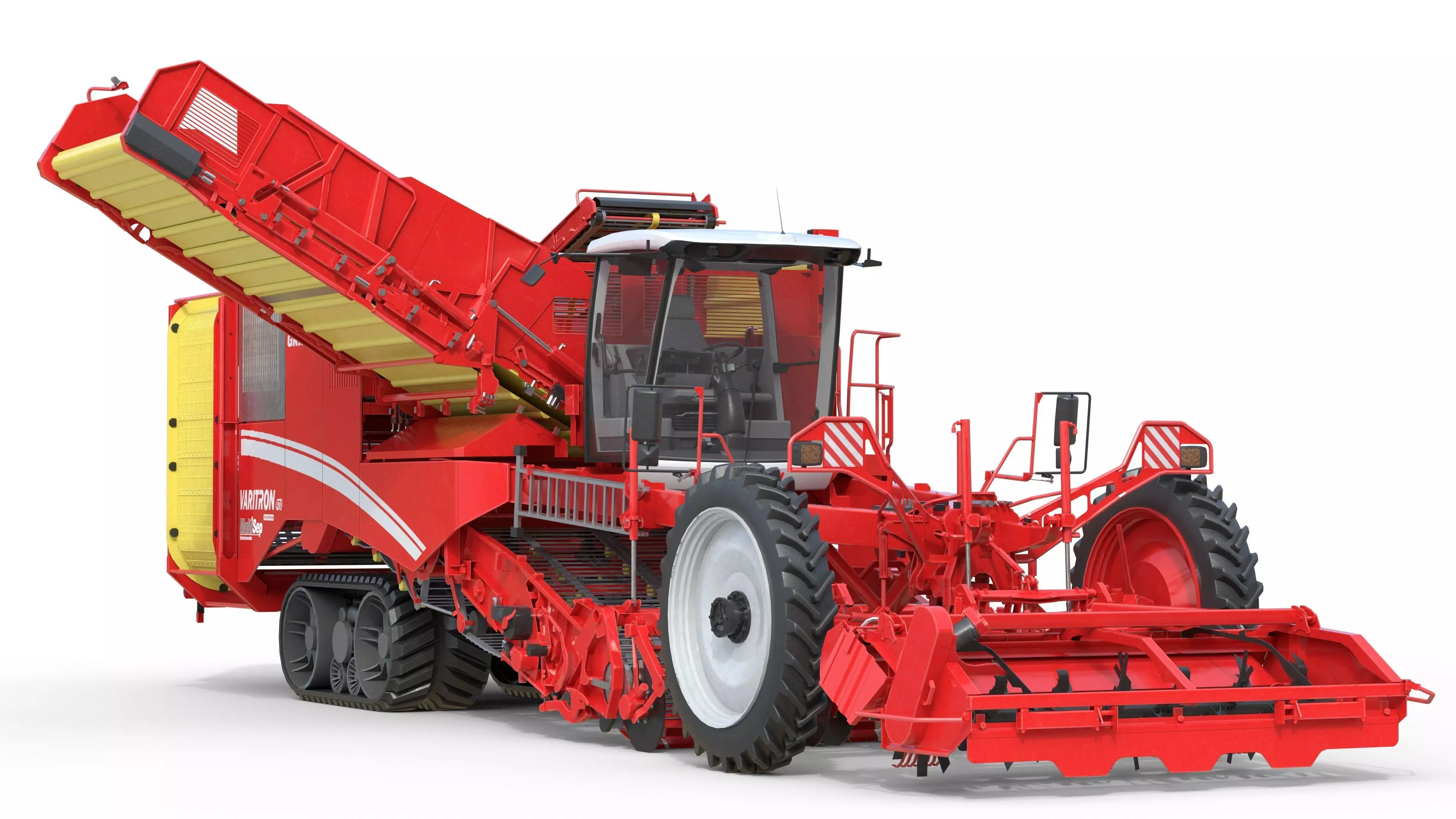 Harvester Grimme Varitron 470 Low-poly 3D model_2
