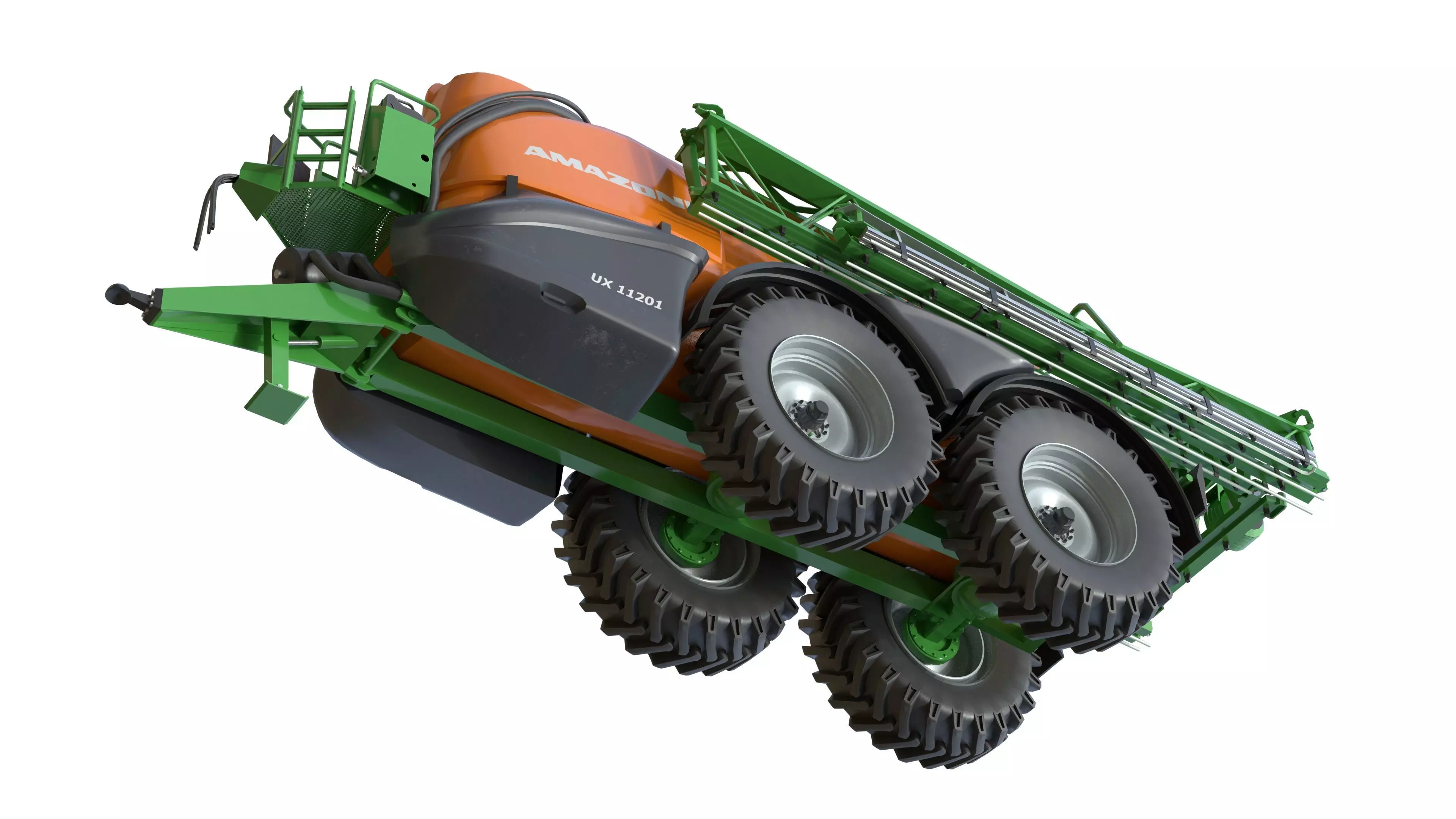 Amazone UX 11201 Trailed Field Sprayer Low-poly 3D model_10